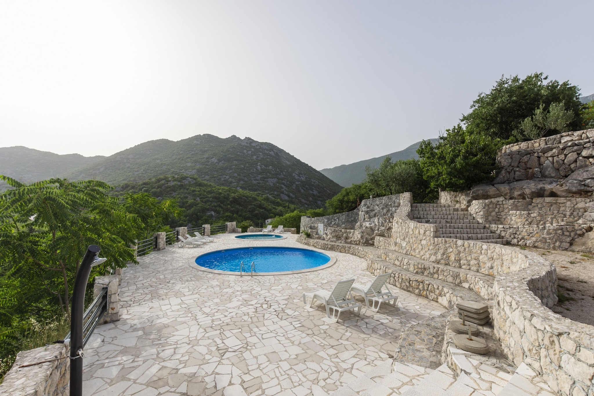 Rustical Resort Kokorići with Shared Outdoor Swimming Pool - One Bedroom Apartment with Terrace-Piscine