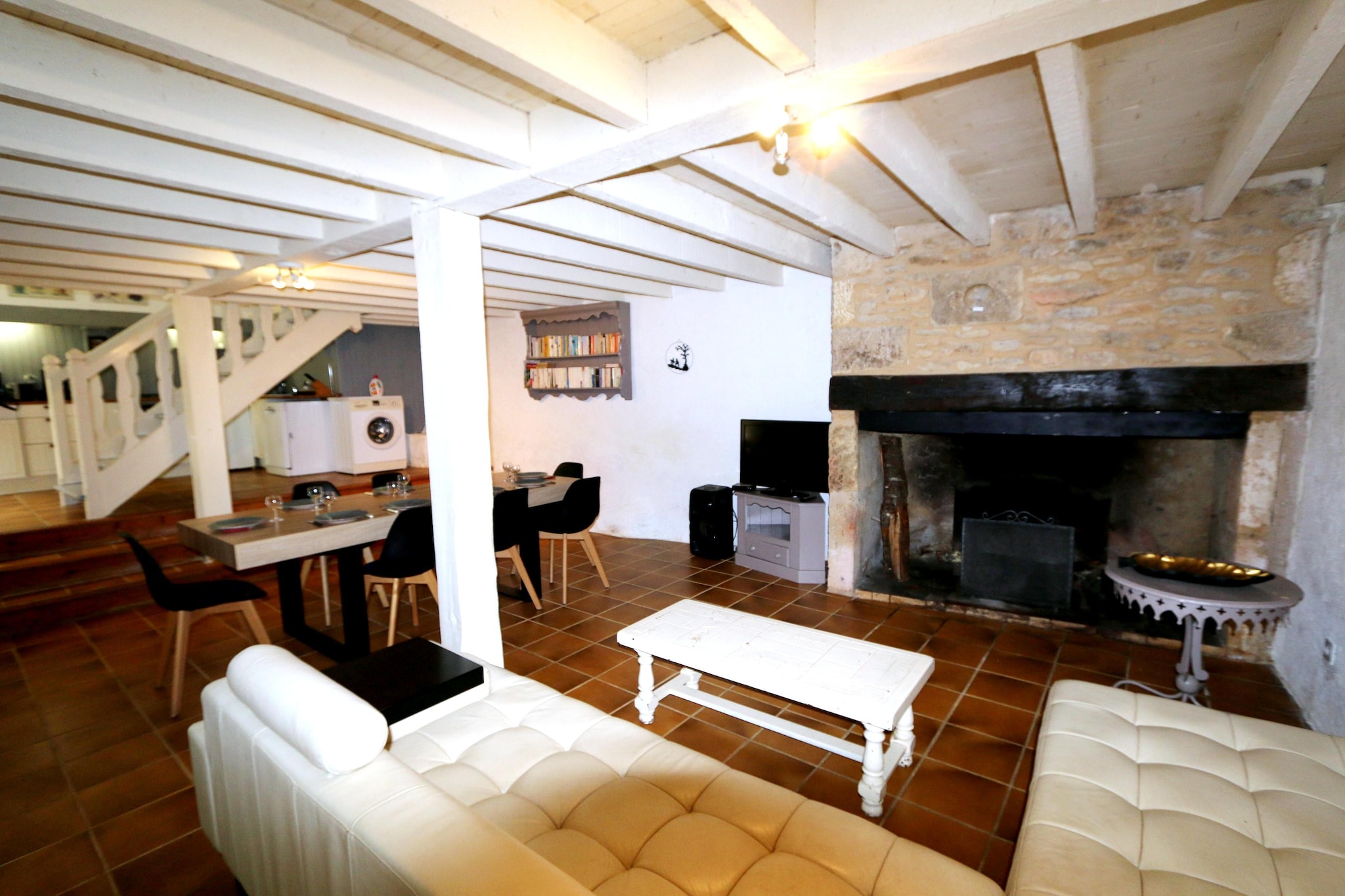 Gite Traban Bas-Woonkamer