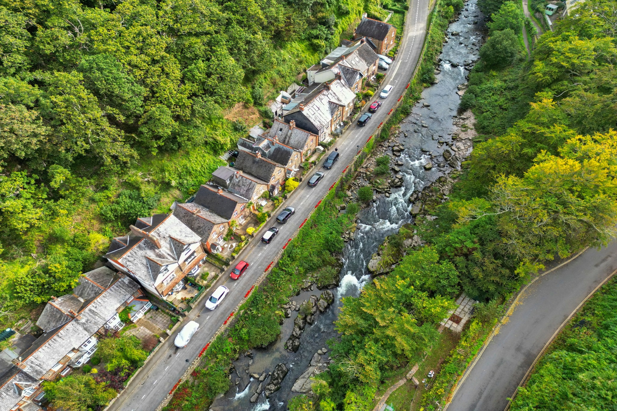 River Cottage - Areas within 1km in summer