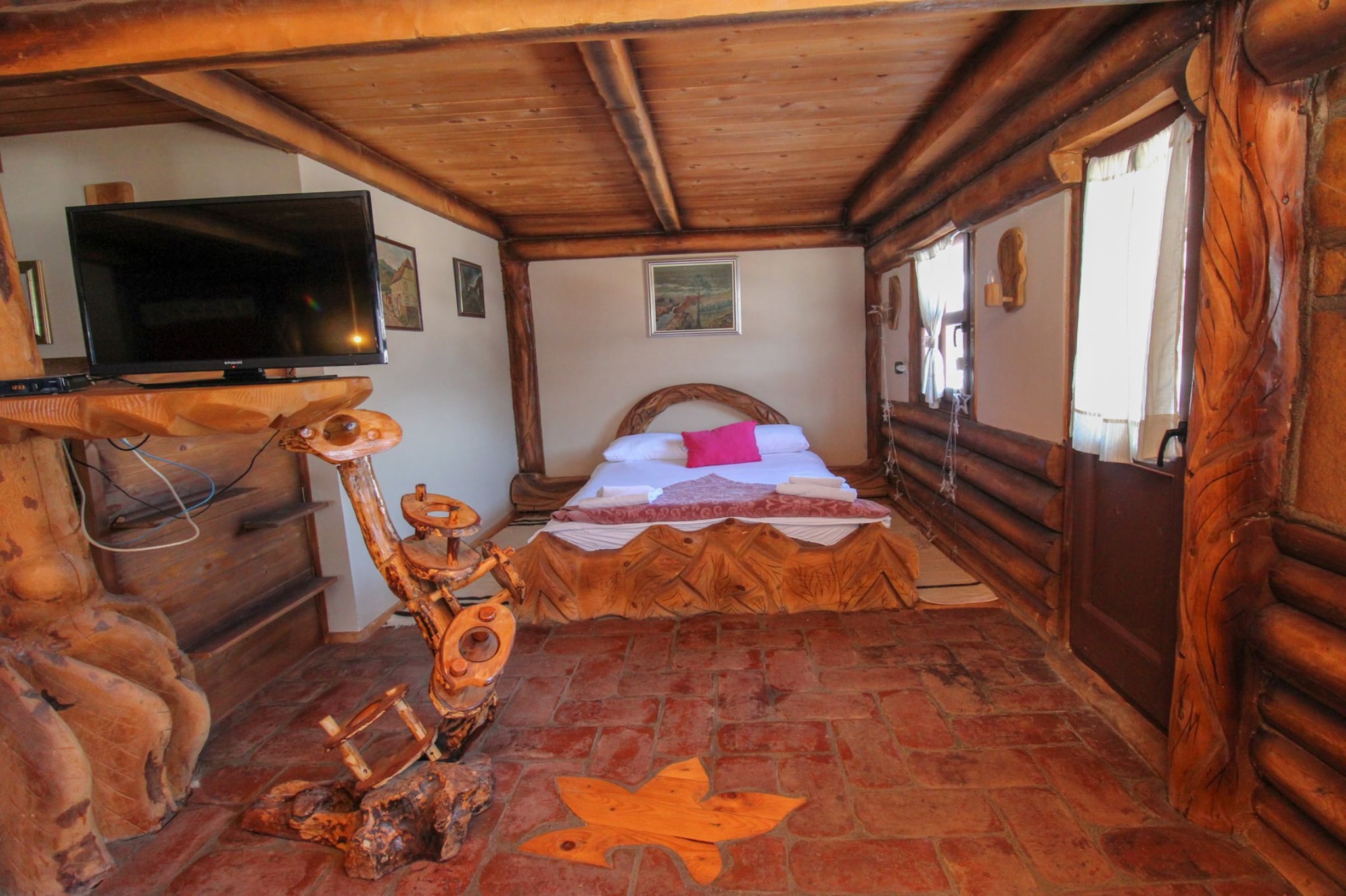 Ethno Village Dolina Mira - Three Bedroom Holiday Home - (Jahorina)-Slaapkamer