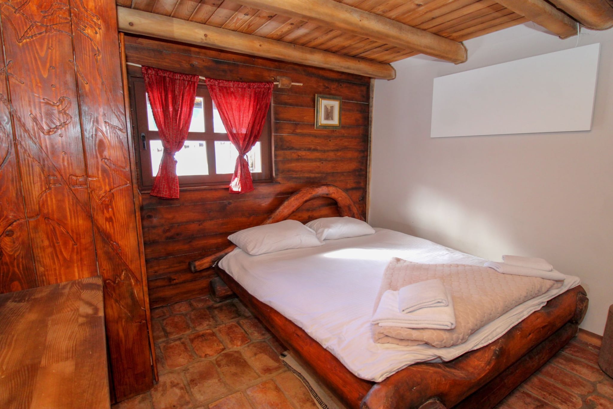 Ethno Village Dolina Mira - Two Bedroom Holiday Home (Trebević)-Slaapkamer