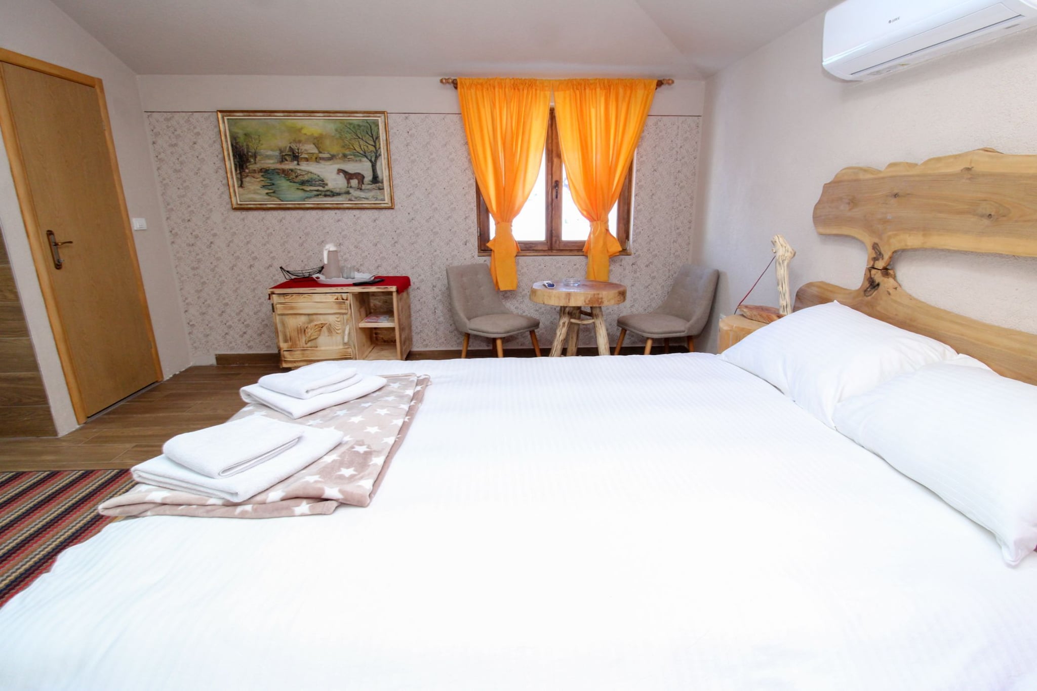 Ethno Village Dolina Mira - One Bedroom Holiday Home (Drina)-Slaapkamer