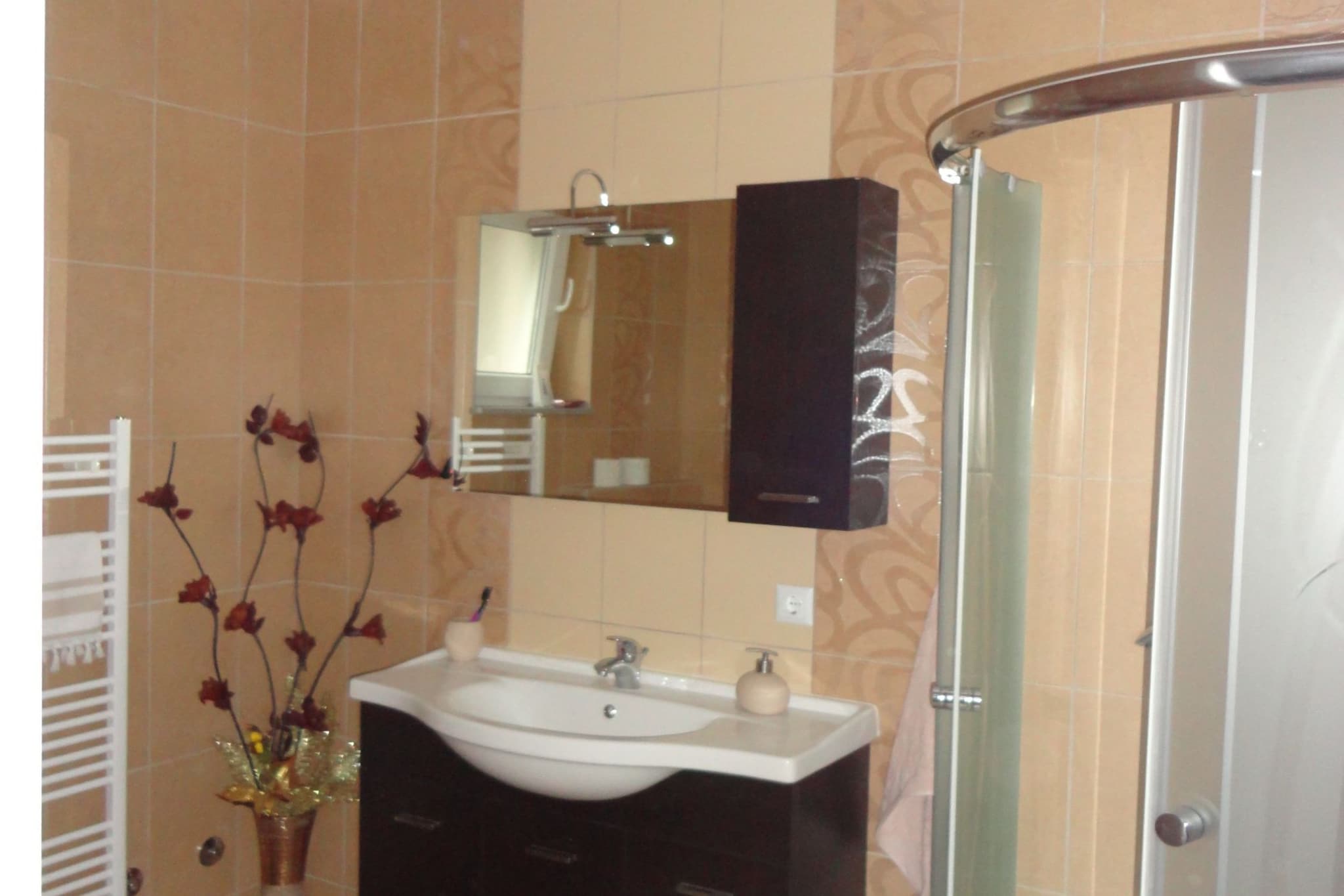 Apartments A&D - One Bedroom Apartment with Terrace and River View (Ana)-Badezimmer