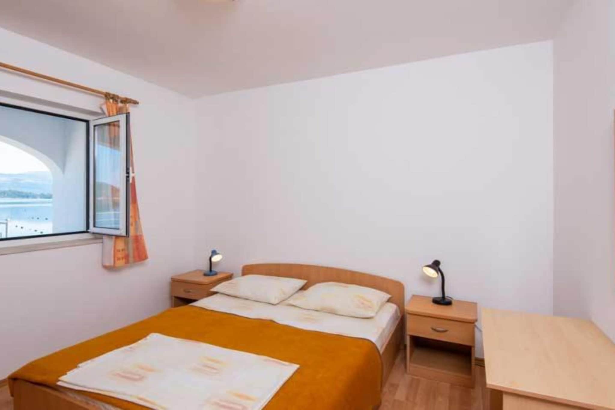 Spacious and Cozy Seafront Apartments - One Bedroom Apartment with Terrace and Sea View-Bedroom