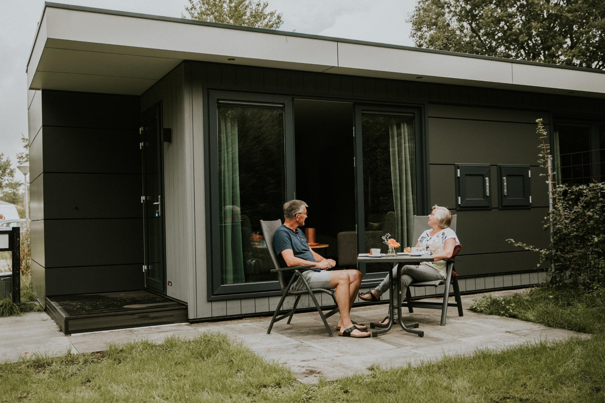 Luxe loft  2 persoons-Buitenkant zomer