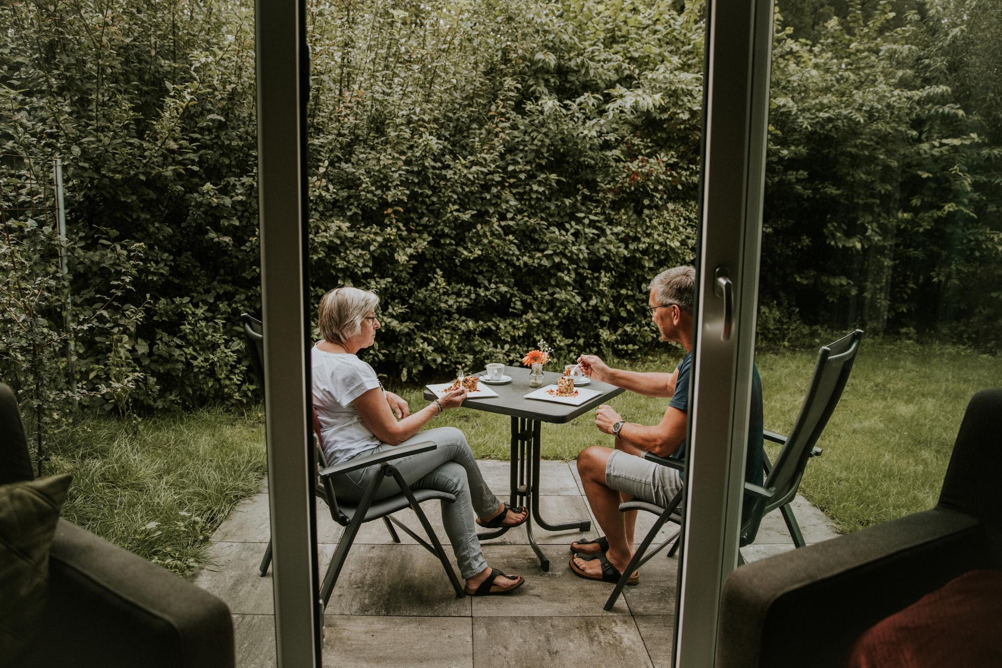 Luxe loft  2 persoons-Uitzicht zomer