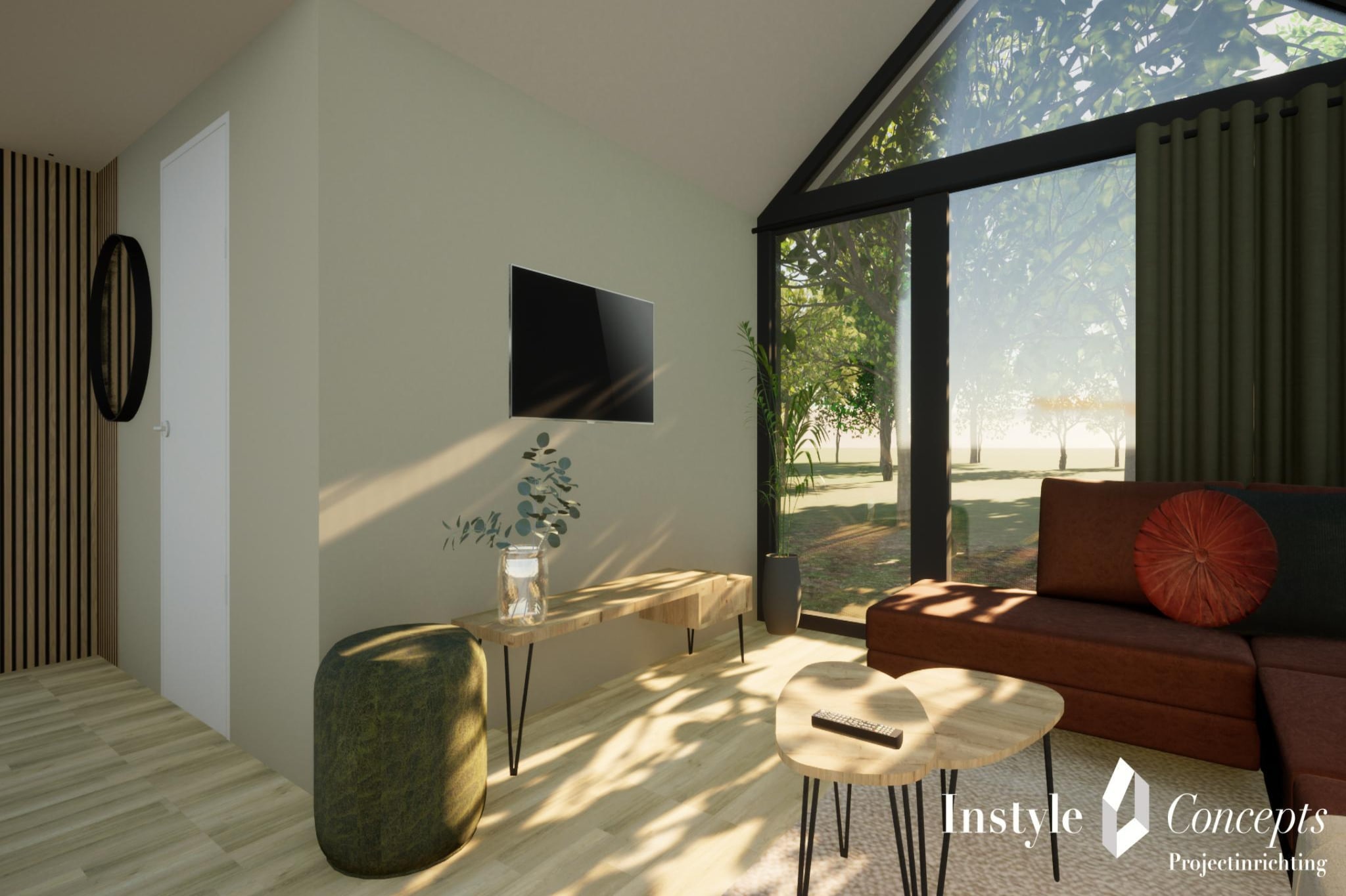 Cozy 6-person lodge by the fishing pond.