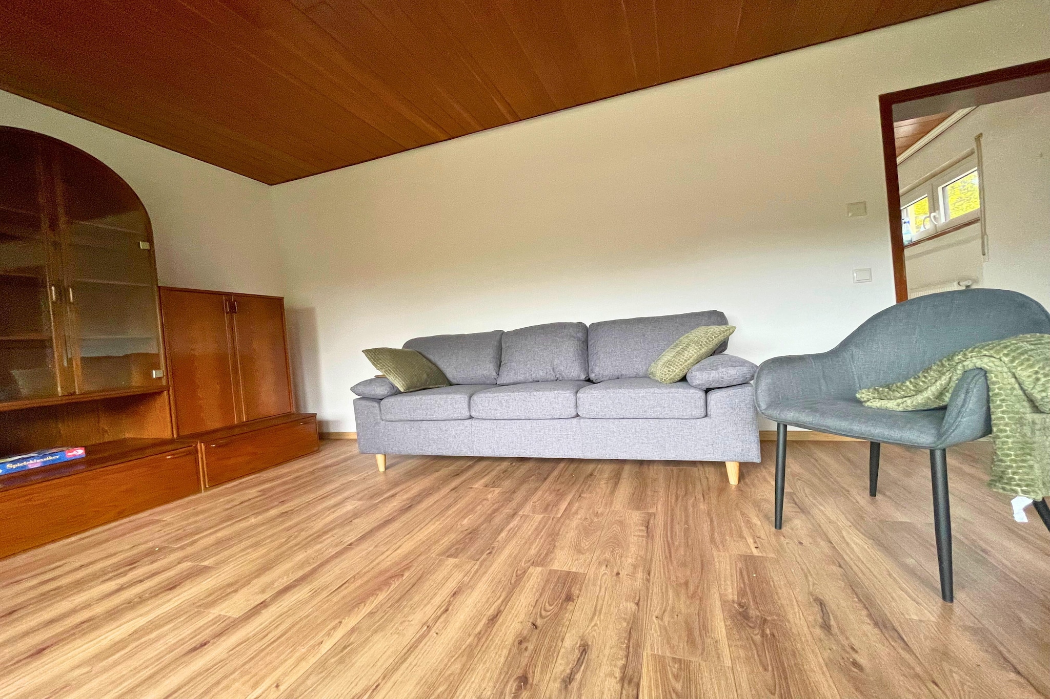 Ferienhaus Birresborn-Woonkamer