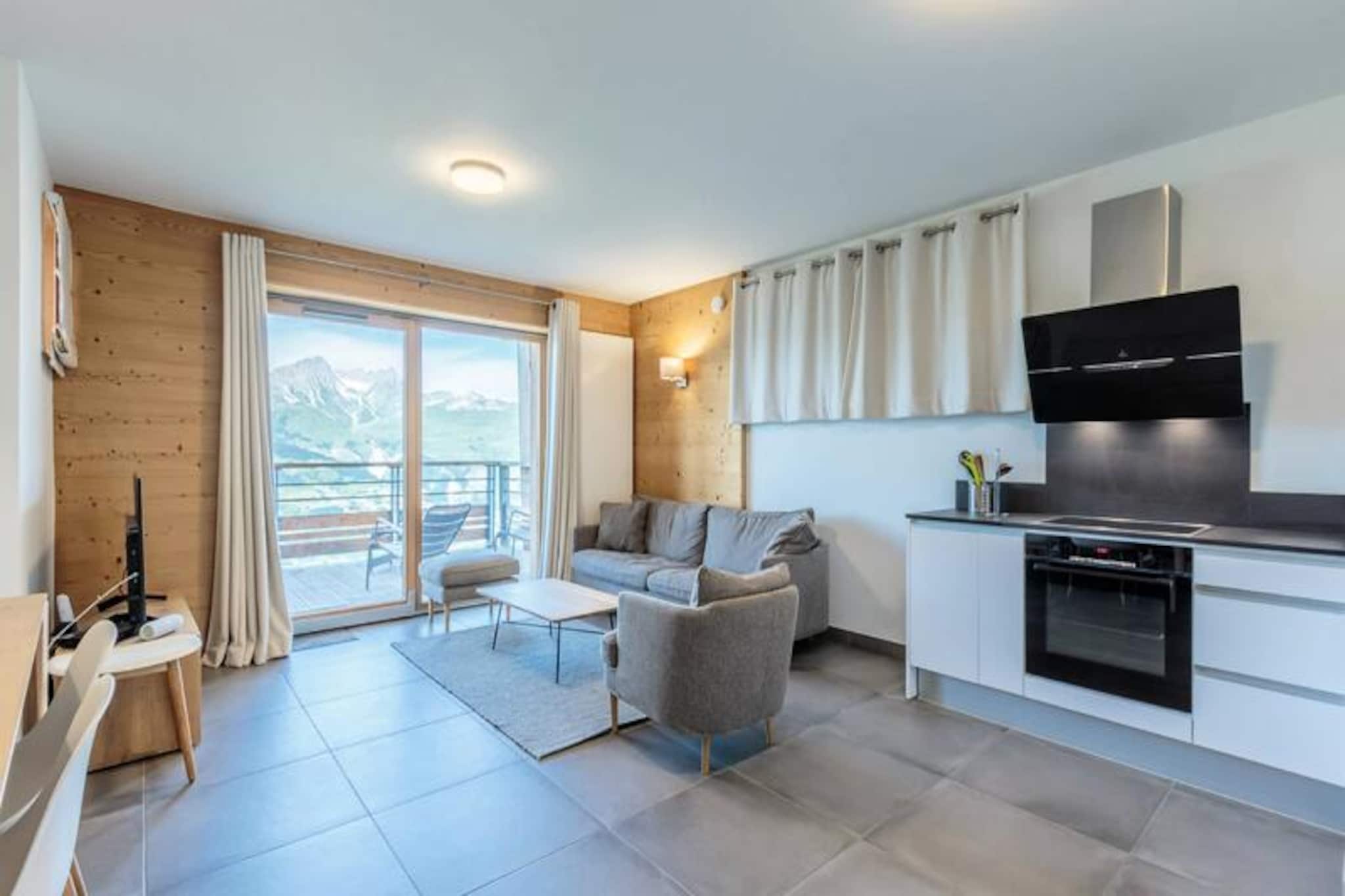 Apartment in Les Arcs with Spa & Ski Access