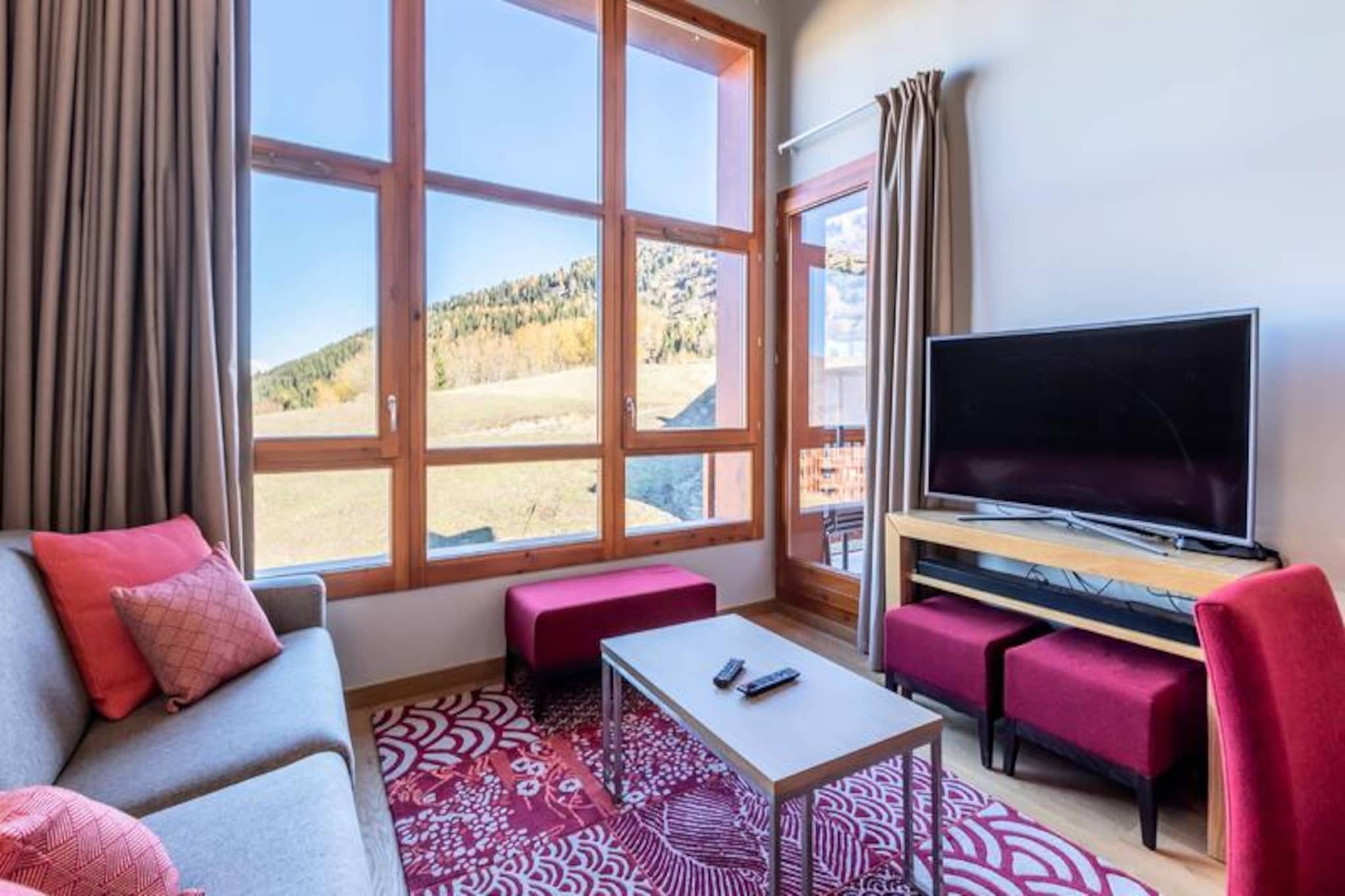 Apartment in Arc with Mont Blanc Views
