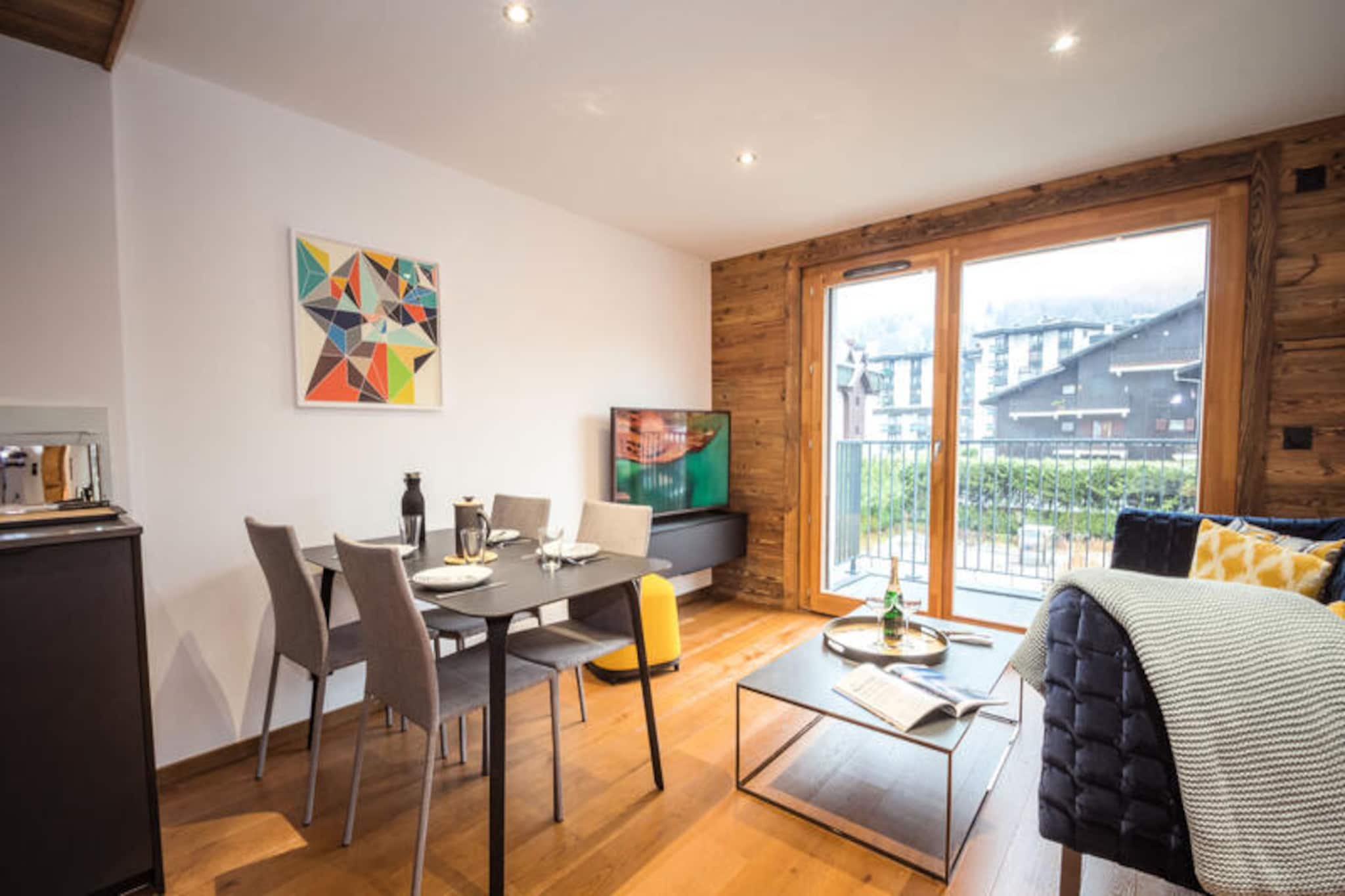 Apartment in Chamonix with Mountain View