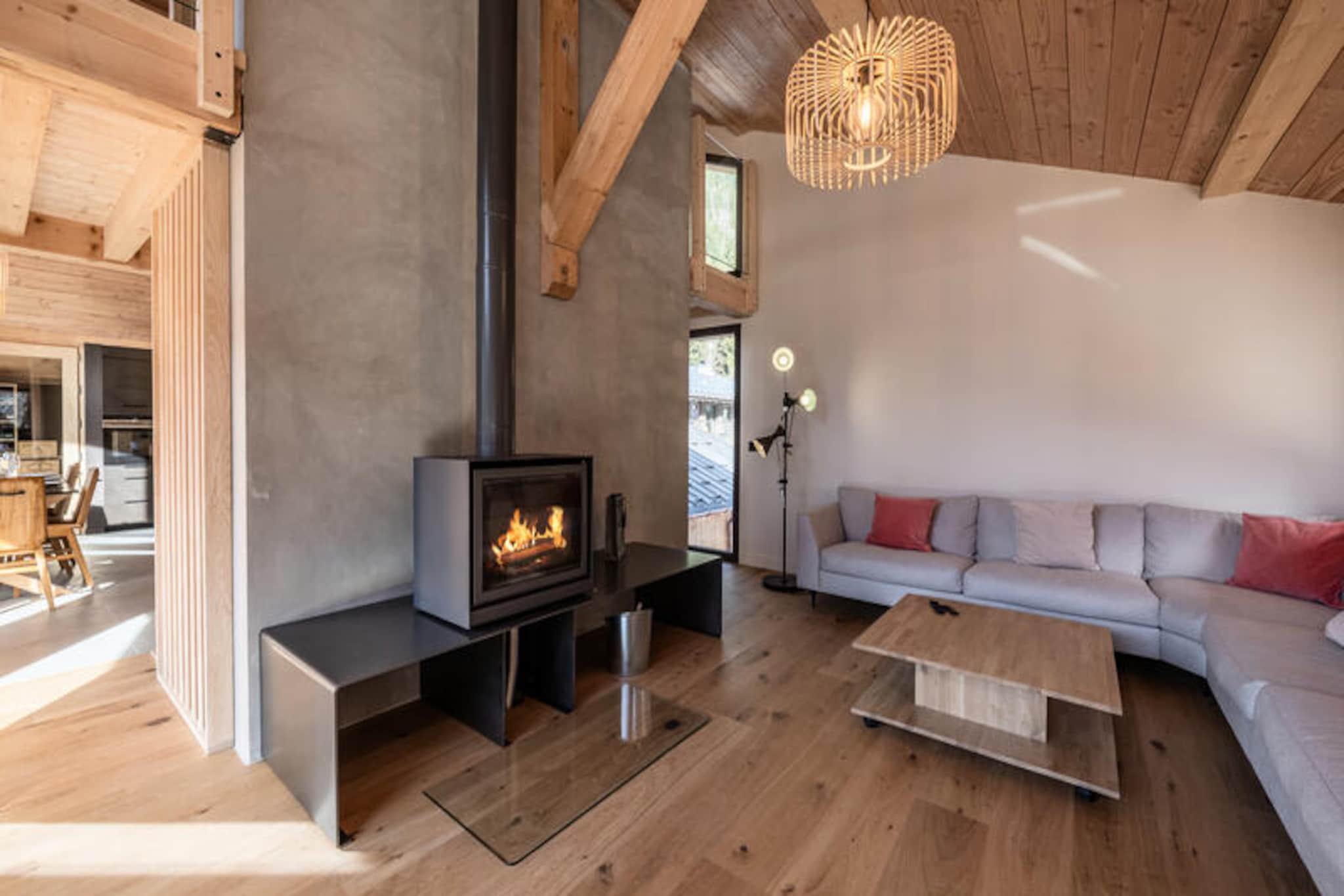 Chalet in Les Tines with Mont Blanc Views