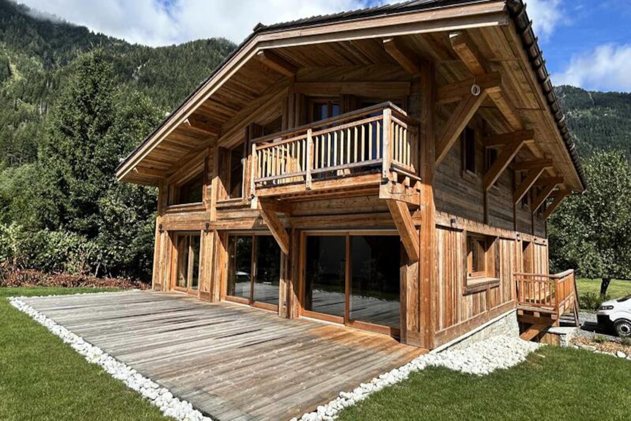 Chalet in Les Praz with Mont Blanc Views