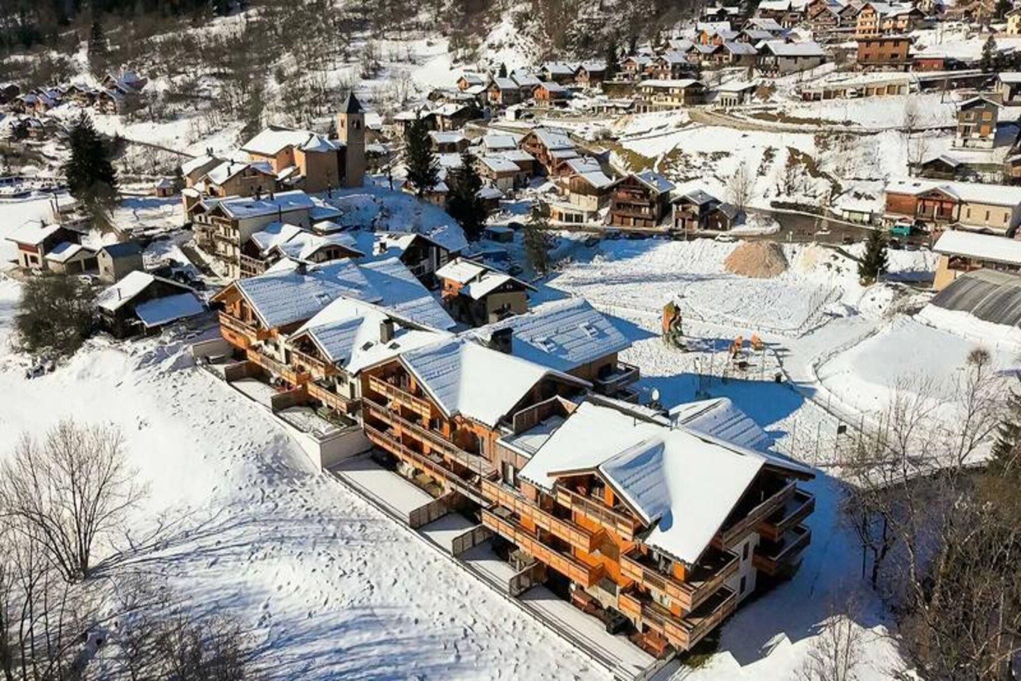 Apartment in Champagny with Mountain Views