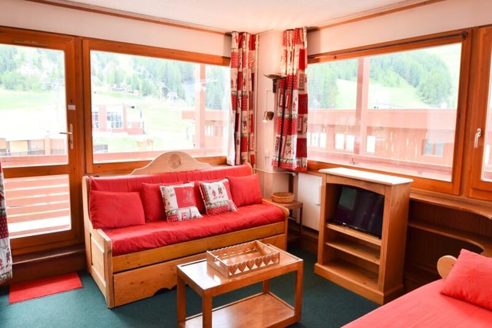 Apartment in La Plagne with Ski Slope View