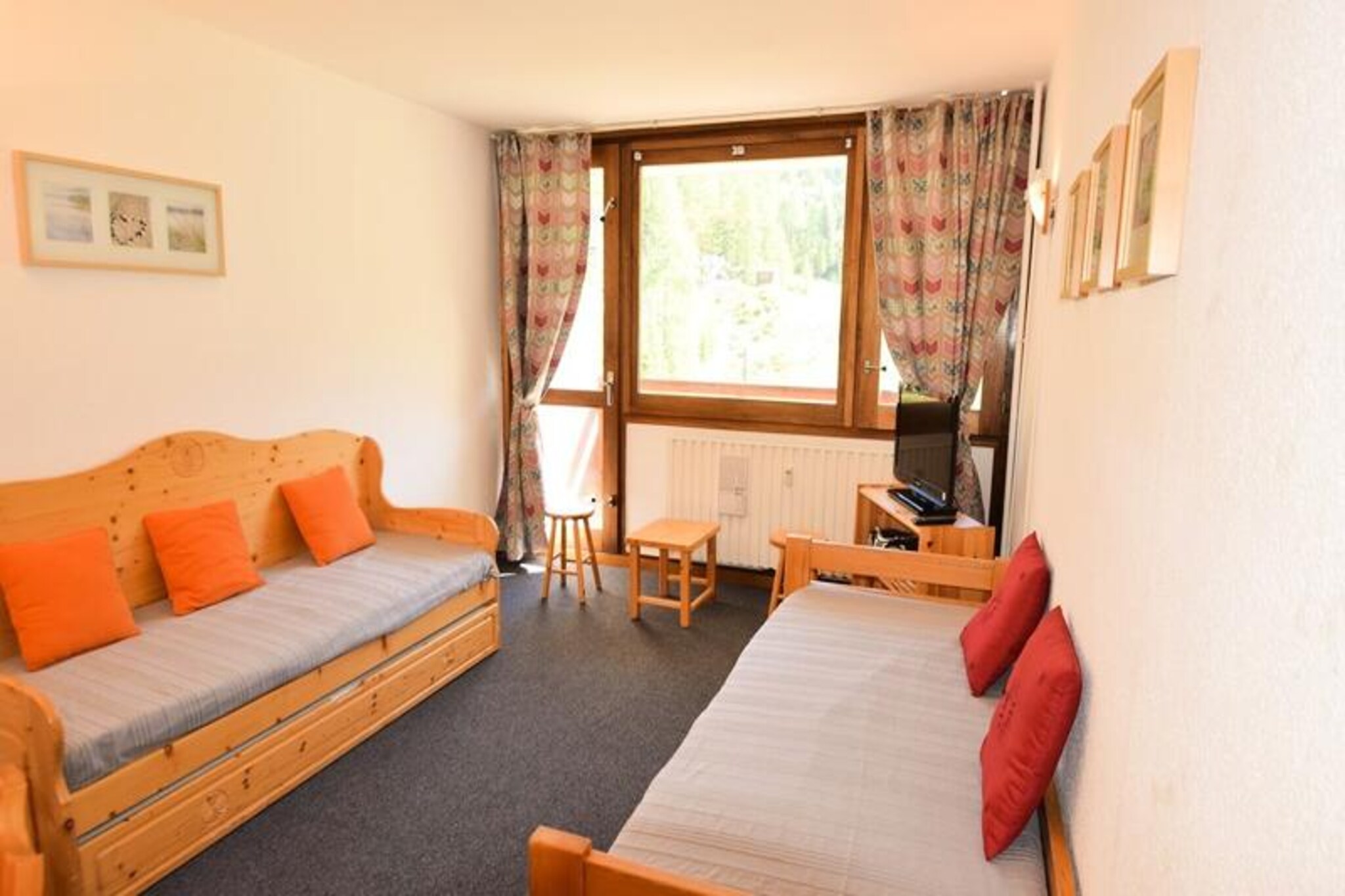 Apartment in La Plagne with Ski Slope View