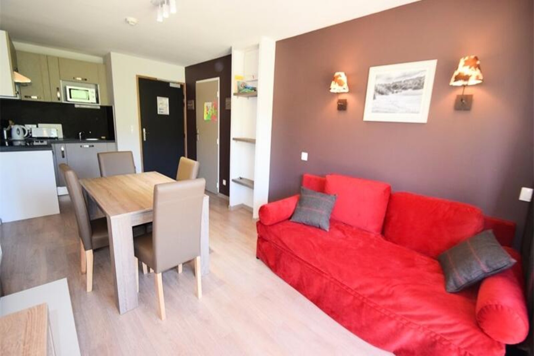 3 Rooms 6 people LE FRONT DE NEIGE - WIFI PLAGNE VILLAGES