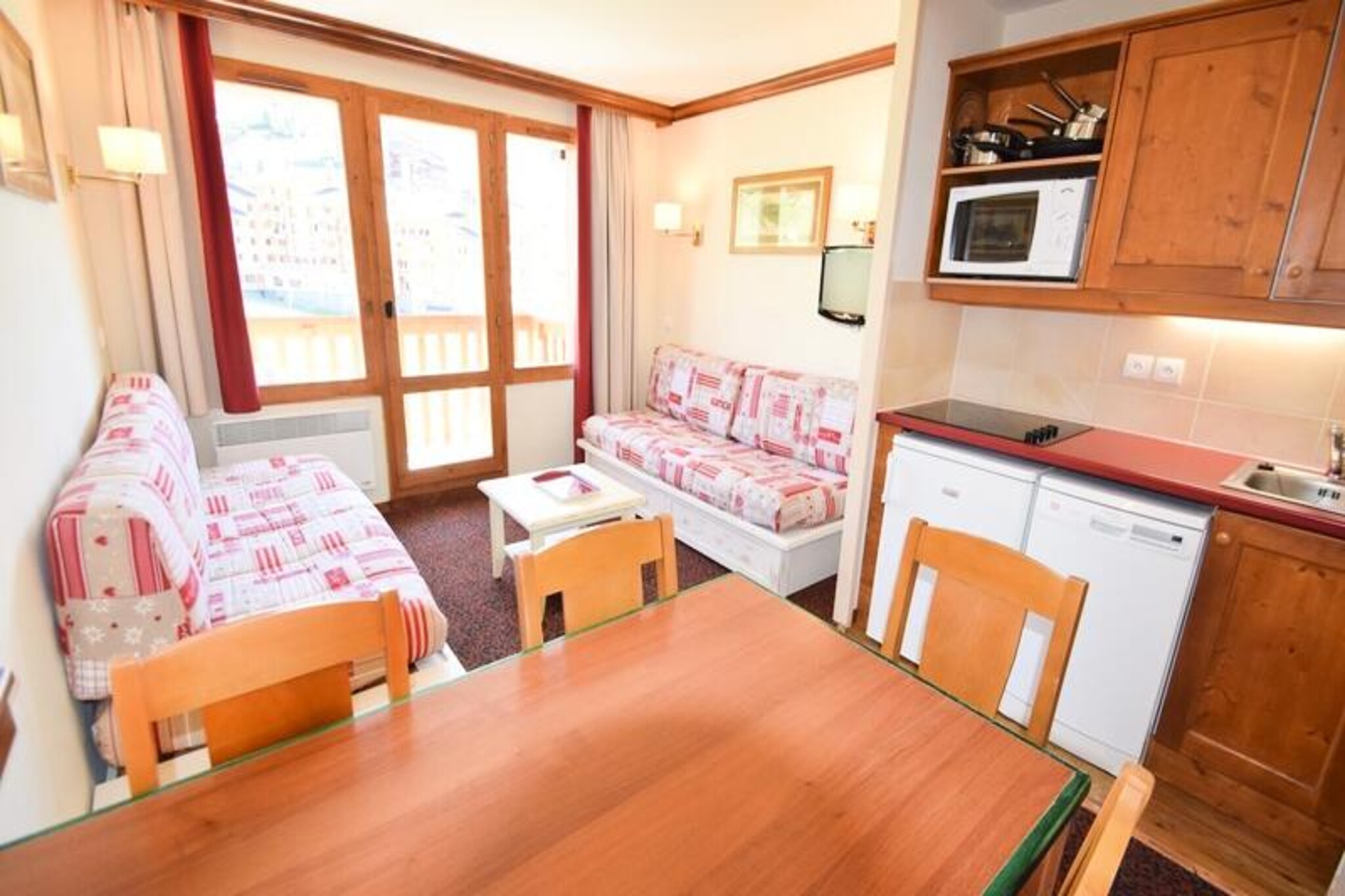 Apartment in Plagne Soleil with Ski View