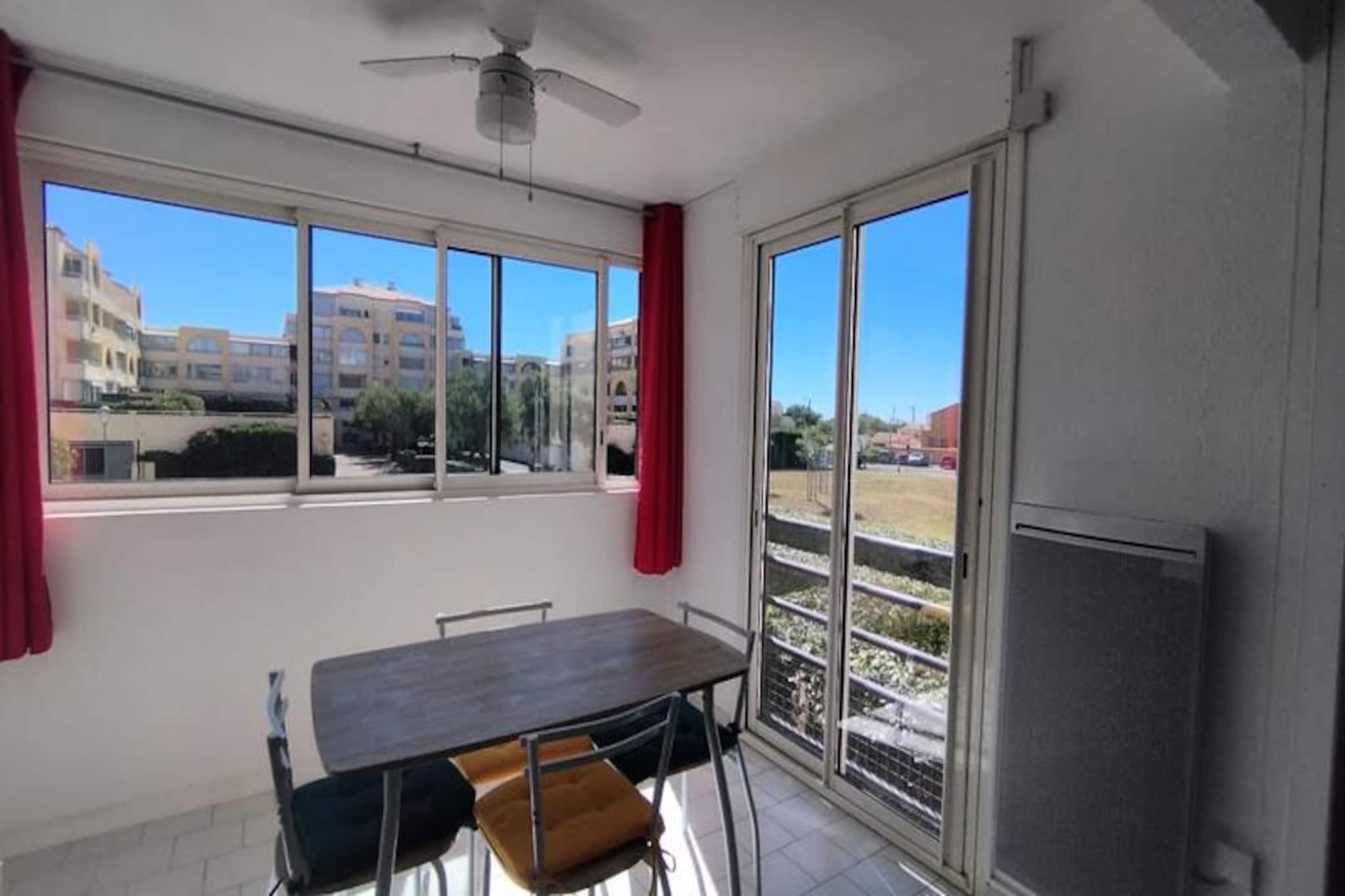 Experience the charm of the Mediterranean in this serene and centrally located 2-star apartment in Frontignan. Just a short stroll from the picturesque marina and only 150 meters from the golden sands of Frontignan beach, this property offers the perfect blend of relaxation and convenience. Imagine waking up to the gentle sea breeze, enjoying your morning coffee on the balcony, and heading out for a day of sun, sea, and exploration—all without needing a car. The vibrant local atmosphere and stunning coastal scenery set the tone for an unforgettable getaway. 
 
 Inside, the apartment is thoughtfully designed to provide modern comfort and functionality. With a spacious layout, it features a fully equipped kitchen, including a dishwasher, and a washing machine to make your stay as effortless as possible. The bright and airy living spaces create a welcoming ambiance, perfect for unwinding after a day at the beach. Private parking is included, ensuring peace of mind and easy access throughout your stay. 
 
 Step outside and immerse yourself in the lively surroundings. The marina, with its charming restaurants and shops, is just a few minutes away, offering fresh seafood and local delicacies. The pristine Frontignan beach, known for its crystal-clear waters, is ideal for swimming, sunbathing, or simply enjoying the Mediterranean views. For those seeking adventure, the area boasts scenic walking and cycling trails, as well as opportunities for water sports. 
 
 Whether you're looking for a romantic escape, a family holiday, or a solo retreat, this apartment provides the perfect base to explore the beauty and culture of the French Mediterranean coast. Make lasting memories in this idyllic seaside haven.