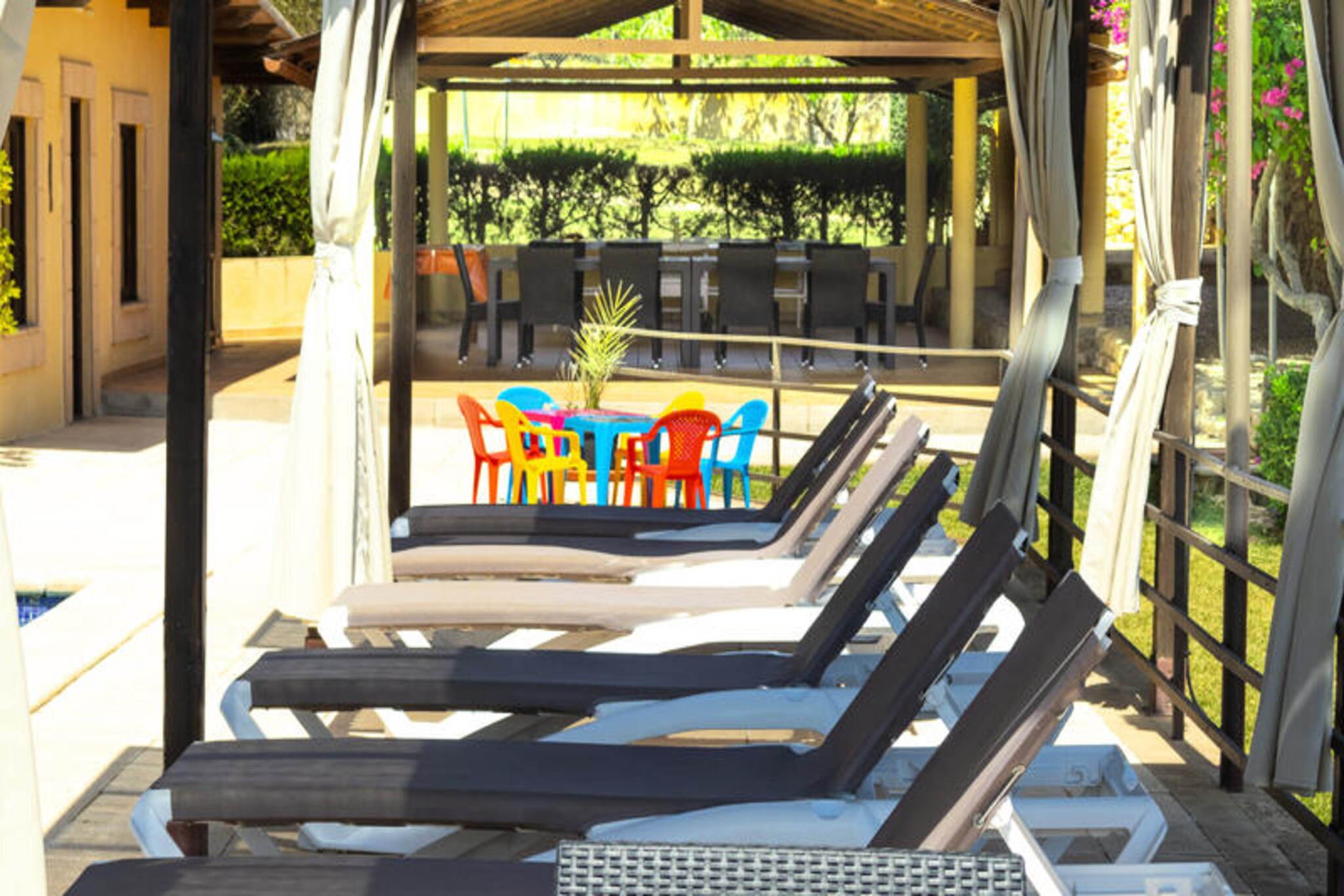 Villa in LlubÃ with Pool and Tennis Court
