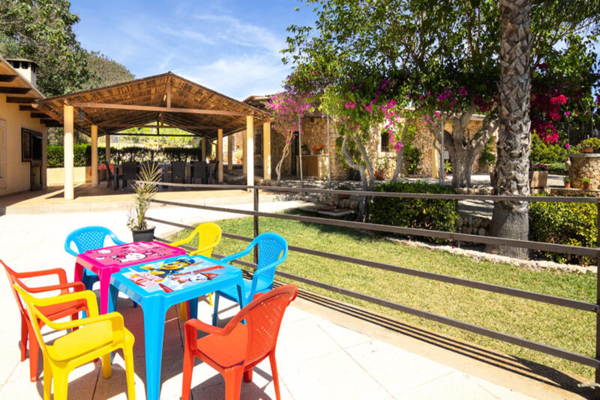 Villa in LlubÃ with Pool and Tennis Court