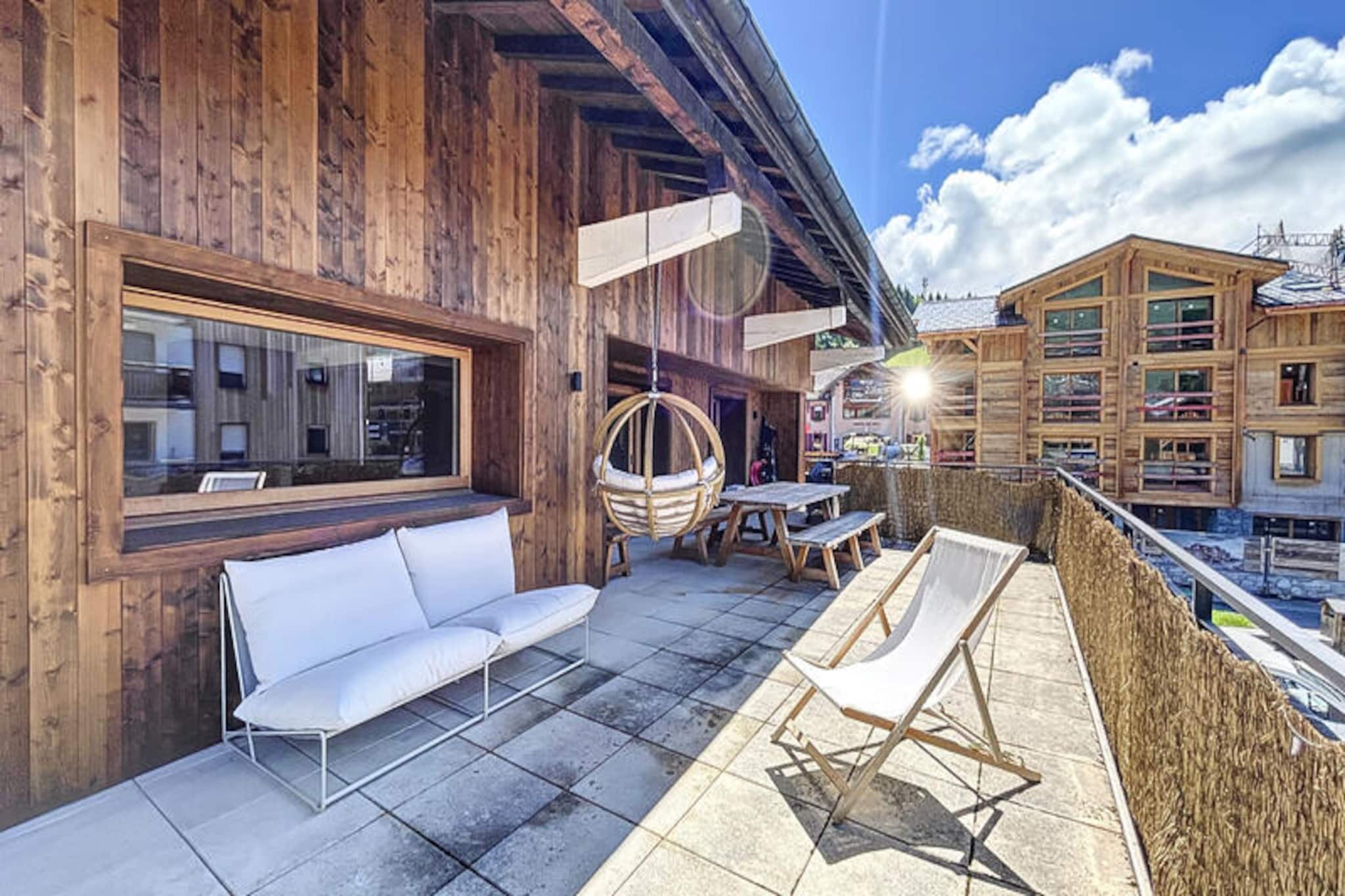In the picturesque heart of Les Gets, this stunning duplex offers a harmonious blend of alpine charm and modern sophistication. Recently renovated with meticulous attention to detail, this 140m² retreat exudes warmth and elegance, making it the perfect sanctuary for your mountain getaway. From the moment you step inside, you’ll be greeted by an abundance of natural light and a spacious layout designed for relaxation and togetherness.
With three beautifully appointed bedrooms and a cozy mezzanine, this property comfortably accommodates up to 11 guests, making it ideal for families or groups of friends. Each room is thoughtfully decorated with high-quality materials, ensuring a restful and luxurious stay. The highlight of this duplex is its expansive 35m² sun-drenched terrace, where you can sip your morning coffee or unwind with an evening aperitif while soaking in the vibrant village atmosphere below.
For ski enthusiasts, the location is unparalleled. Situated less than 100 meters from the slopes, you’ll enjoy effortless access to the pristine snow and exhilarating runs that Les Gets is renowned for. After a day of adventure, return to your tranquil retreat to relax and recharge in style.
Whether you’re here for the thrill of the slopes or the charm of the village, this exceptional duplex promises an unforgettable stay. Experience the magic of Les Gets in a setting that feels like home, yet offers the luxury of a dream escape.
