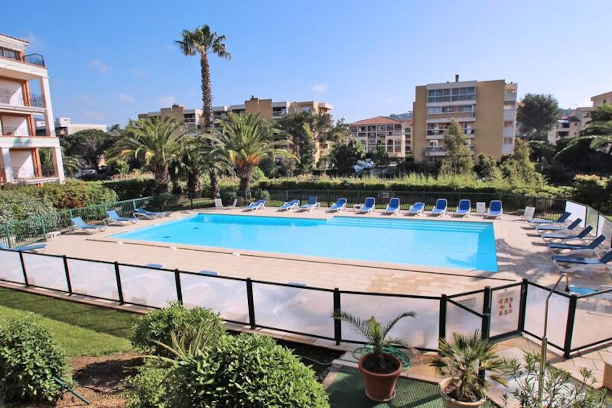 Awaken your senses in the heart of Sainte-Maxime, where this charming 3-room apartment in the Port Marine Residence offers a perfect blend of comfort and convenience. Overlooking the serene Préconil River and the sparkling pool, this retreat invites you to experience the best of the French Riviera. Just a short stroll from the golden sands of the beach and the vibrant town center, it’s an ideal haven for families or small groups seeking a memorable getaway.
Step inside to discover a thoughtfully designed space that accommodates up to five guests. The air-conditioned living room features a cozy sofa bed, a dining area, and direct access to a private terrace where you can savor al fresco meals with picturesque views. The open-plan kitchen is fully equipped with modern appliances, including a stovetop, dishwasher, and microwave, ensuring all the comforts of home. The master bedroom boasts a queen-size bed and ample storage, while the cabin bedroom with bunk beds adds a playful touch for younger guests. A sleek bathroom with a bathtub completes the layout, offering relaxation after a day of exploration.
Beyond the apartment, the residence features a refreshing swimming pool (open seasonally) and private underground parking for your convenience. With the beach just 350 meters away and the lively town center only 500 meters from your doorstep, you’ll find everything you need within easy reach. Stroll through local markets, dine at waterfront restaurants, or simply bask in the Mediterranean sun.
Whether you’re here to unwind by the pool, explore the charming streets of Sainte-Maxime, or embark on adventures along the Côte d’Azur, this apartment is your gateway to an unforgettable escape. Book your stay and create cherished memories in this idyllic coastal retreat.