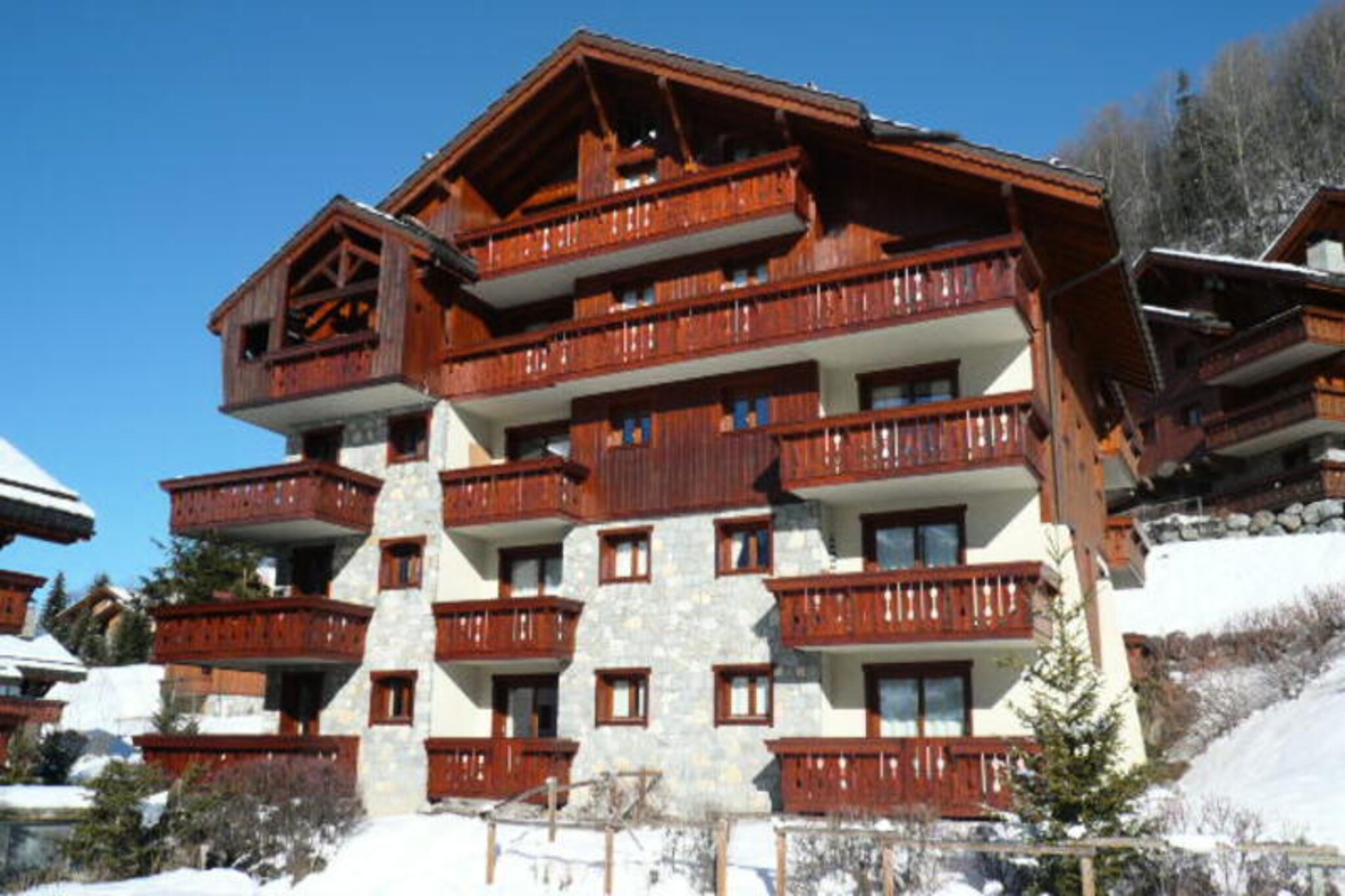 Apartment in Méribel with Slope Views