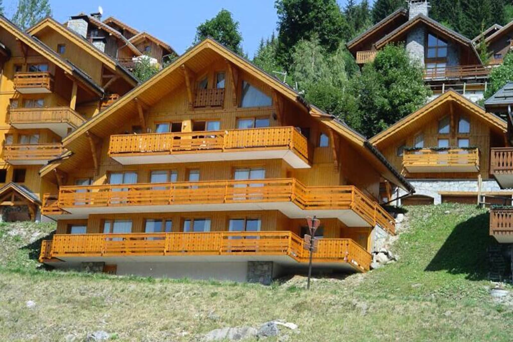 3-room apartment for 6 people near Méribel center
