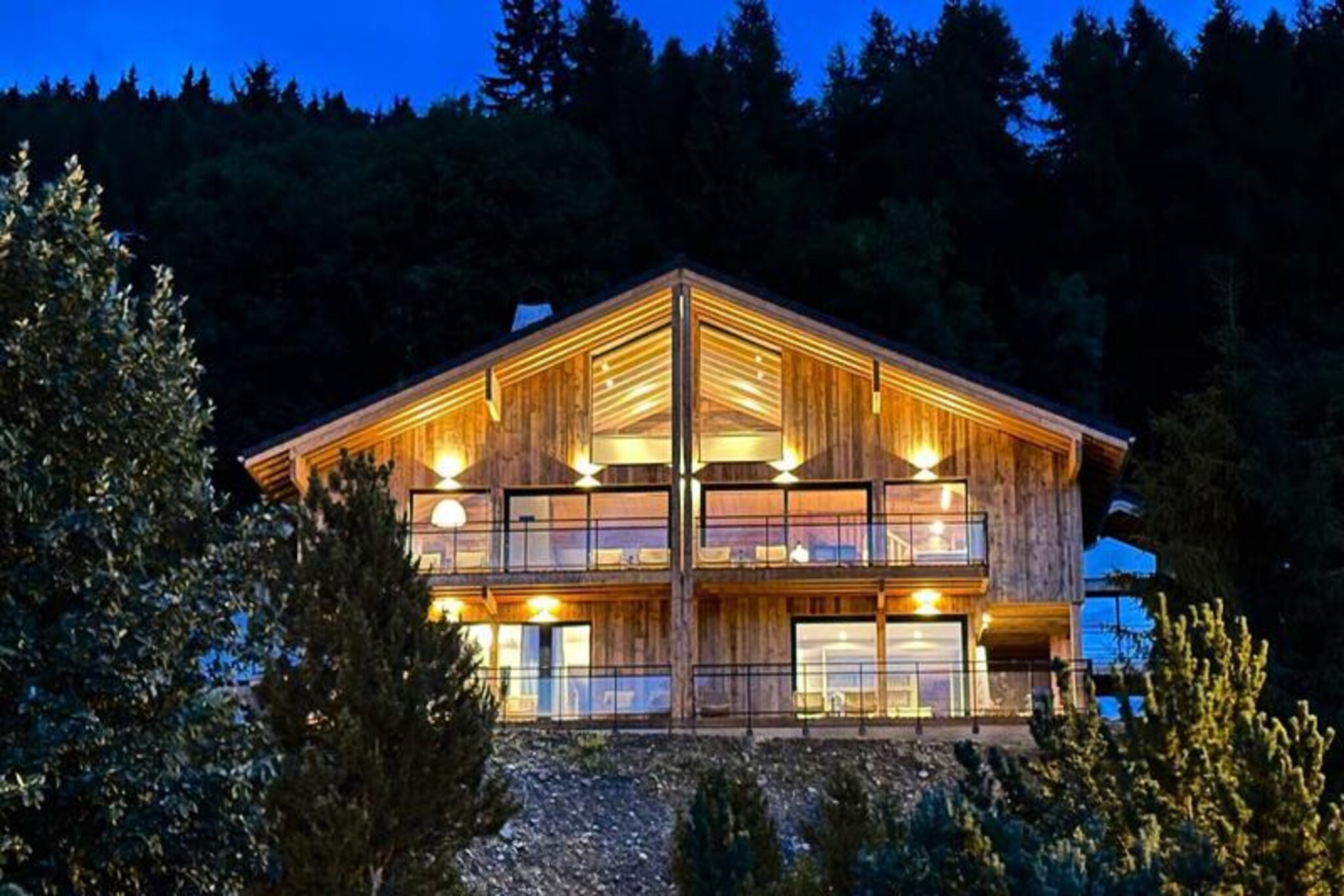 Chalet in Montalbert with Valley Views