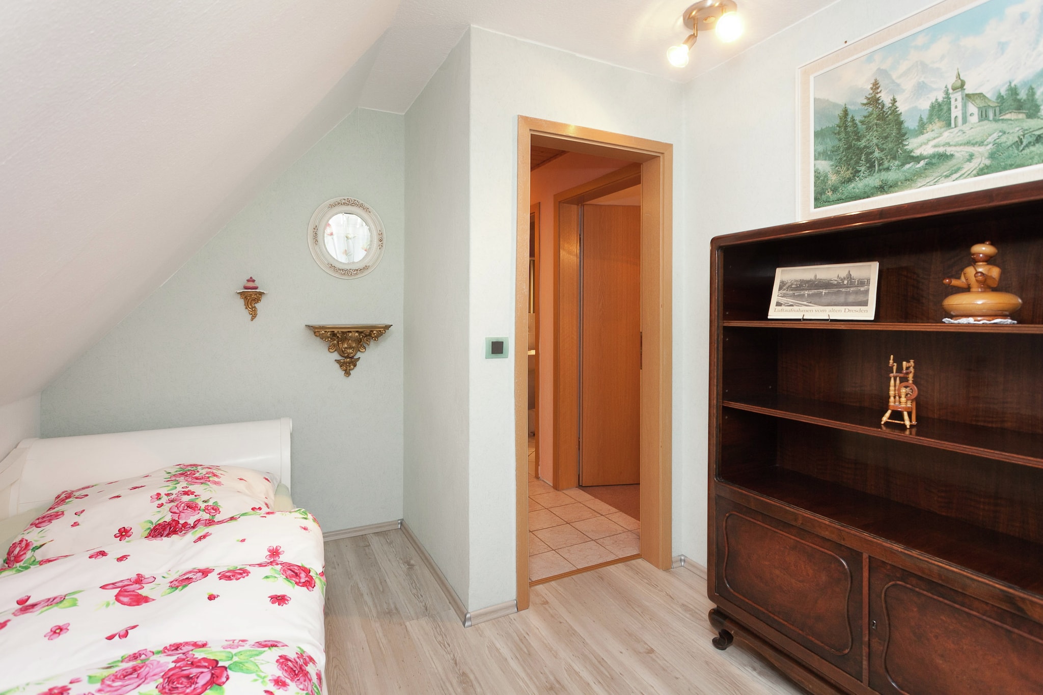 Ferienwohnung mit Kamin Am Waldrand-Bedroom