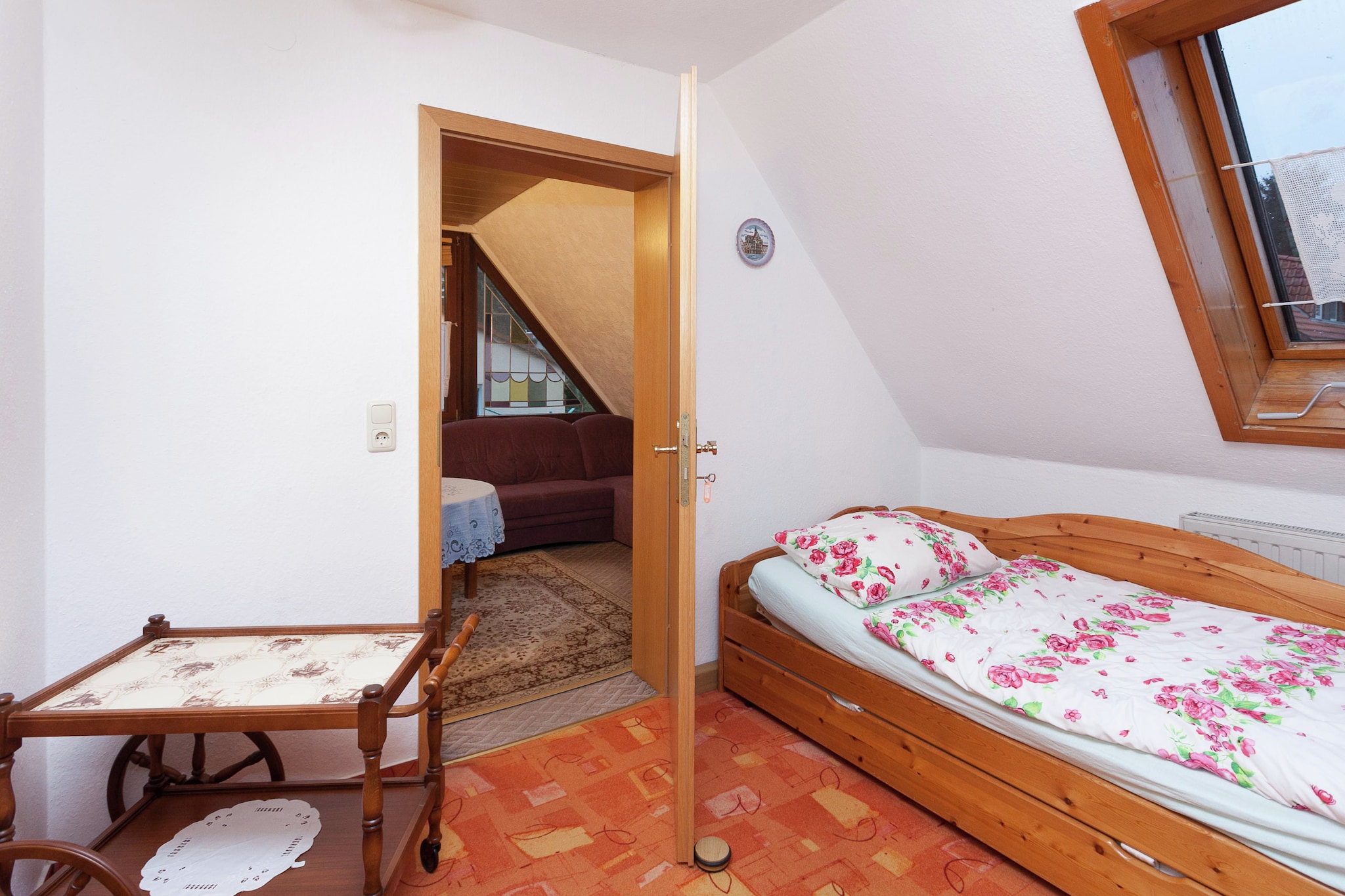 Ferienwohnung mit Kamin Am Waldrand-Bedroom