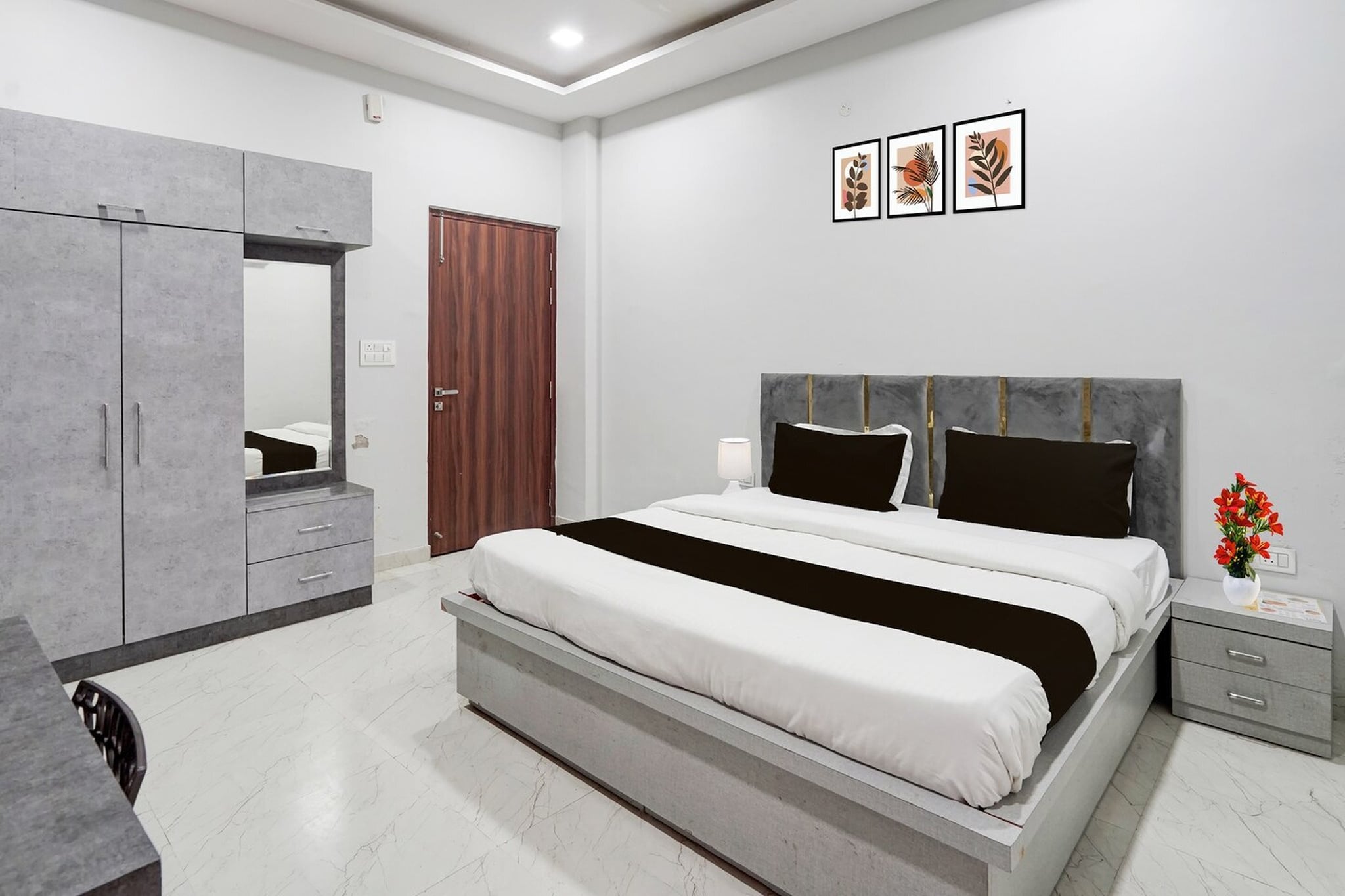 Situated in KÄnpur, Uttar Pradesh region, Collection O Blue World Theme Park Formerly Hotel Mandhana is located 19 km from KÄnpur Central Station. This 3-star hotel offers room service, a 24-hour front desk and free WiFi. The hotel has family rooms.
The rooms at the hotel are fitted with a seating area, a flat-screen TV with satellite channels and a private bathroom with free toiletries and a bath or shower. All guest rooms at Collection O Blue World Theme Park Formerly Hotel Mandhana have air conditioning and a desk.
Kanpur Airport is 20 km from the property.
Early Check-In Policy: A full day’s room rate will be charged for check-ins before 6:00 AM. Complimentary early check-in is available between 6:00 AM and 10:00 AM, subject to room availability.
Check-in is only available to guests aged 18 and above. Please provide a government-issued ID to confirm your age.
1. Unmarried couples are warmly welcome at this property.
2. Guests with local ID proof are warmly welcome.
3.Foreign guests are welcome and allowed to stay at this property without any restrictions