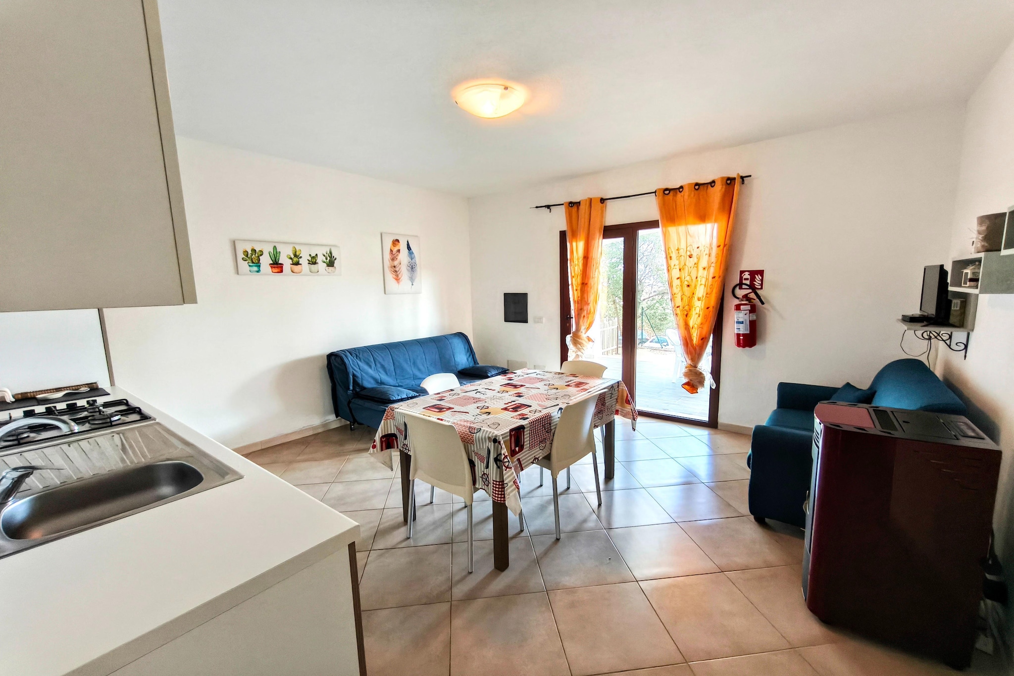 Le Villette di San Gavino PT1-Woonkamer