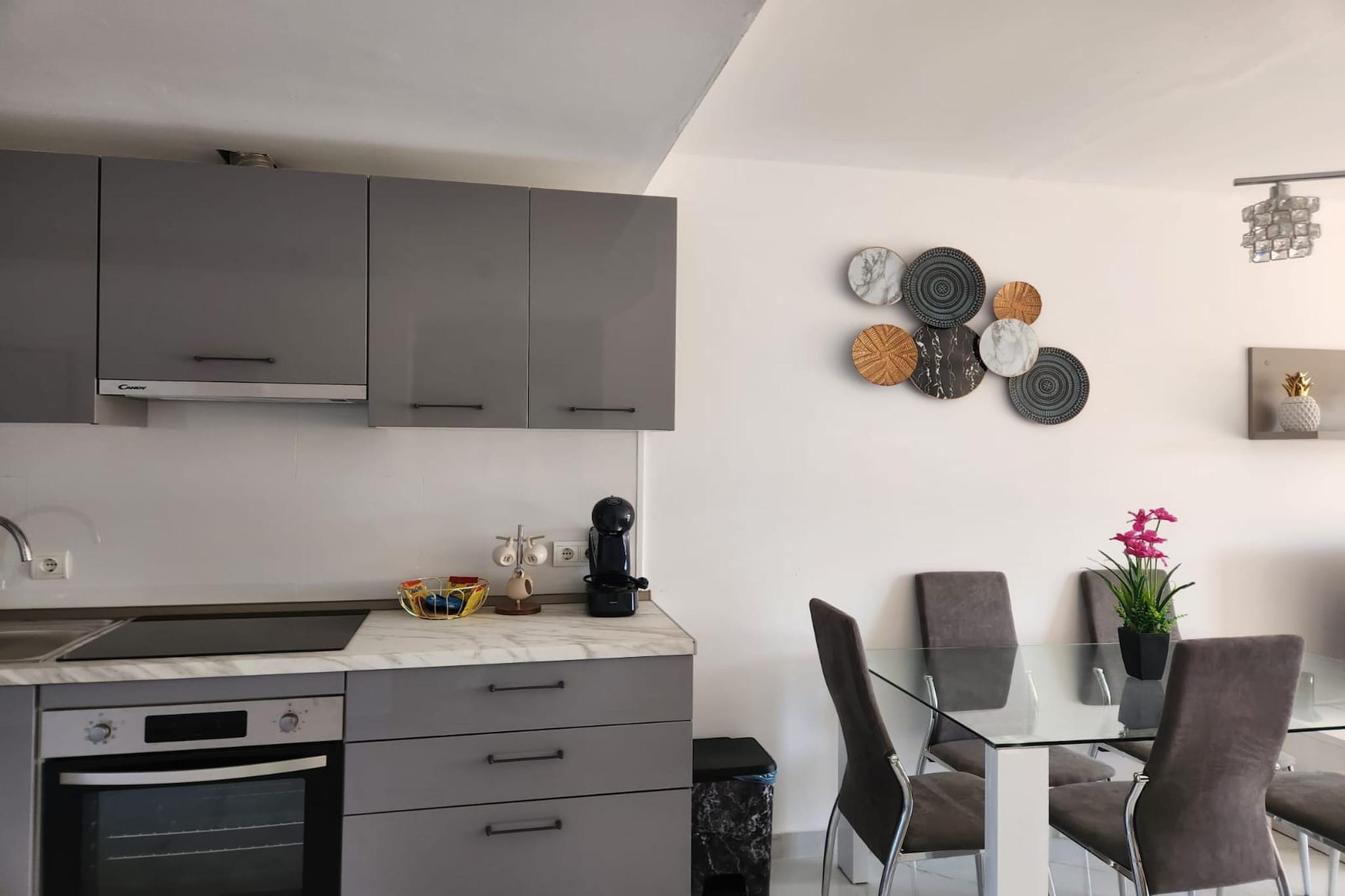 CT 339 AL - Faro's Paraiso de Vera Apartment-Keuken