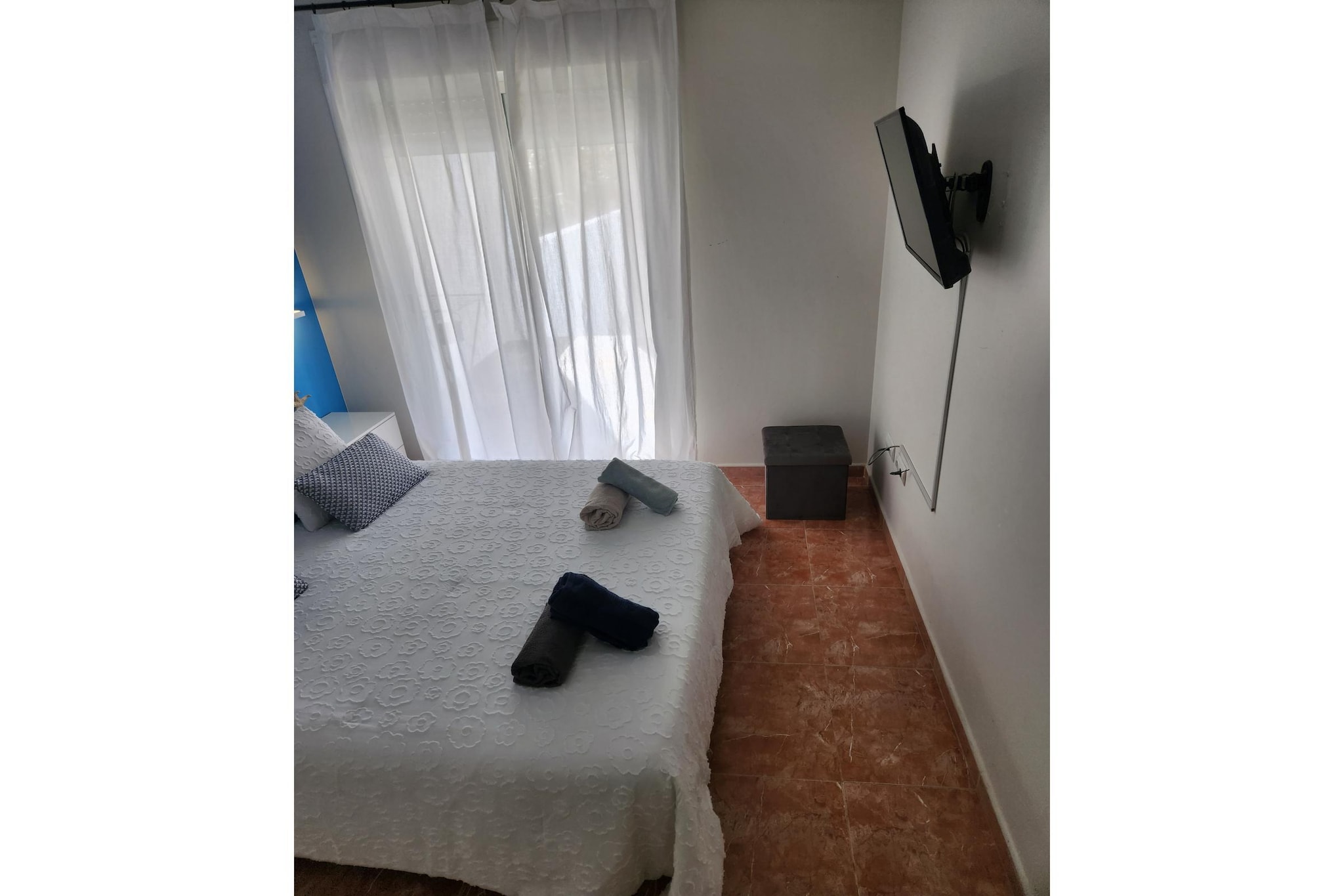 CT 340 AL - Gardenapartment - Paraiso de Vera-Slaapkamer