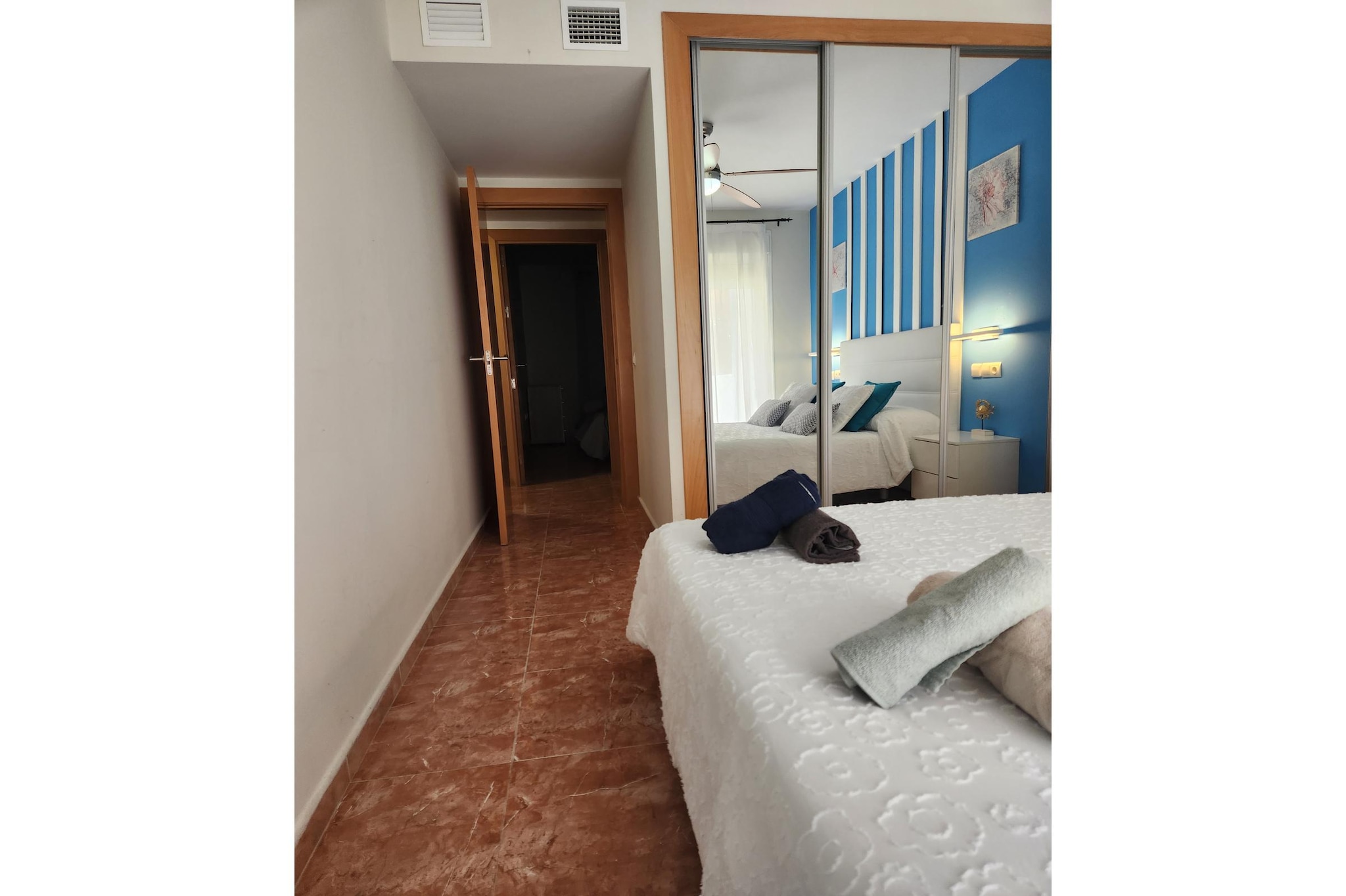 CT 340 AL - Gardenapartment - Paraiso de Vera-Slaapkamer