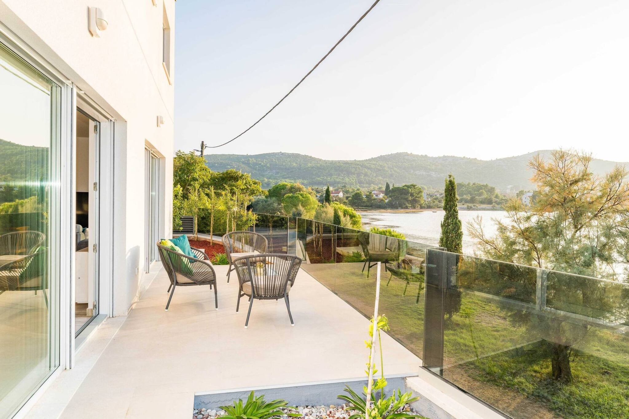 Sea view Villa Tala-Terrasse / balcon