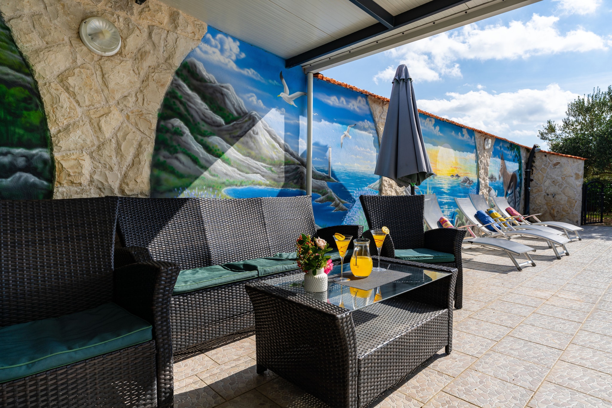 Holiday home Nadalina-Terrasbalkon