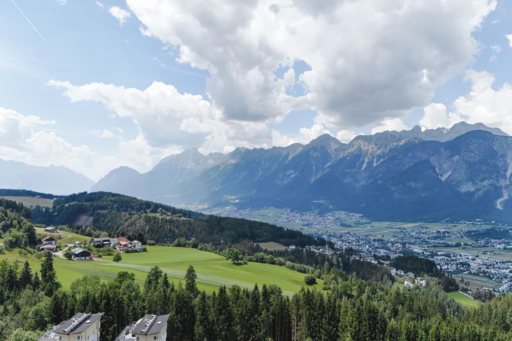Alpenchalet Berggold - Uitzicht zomer