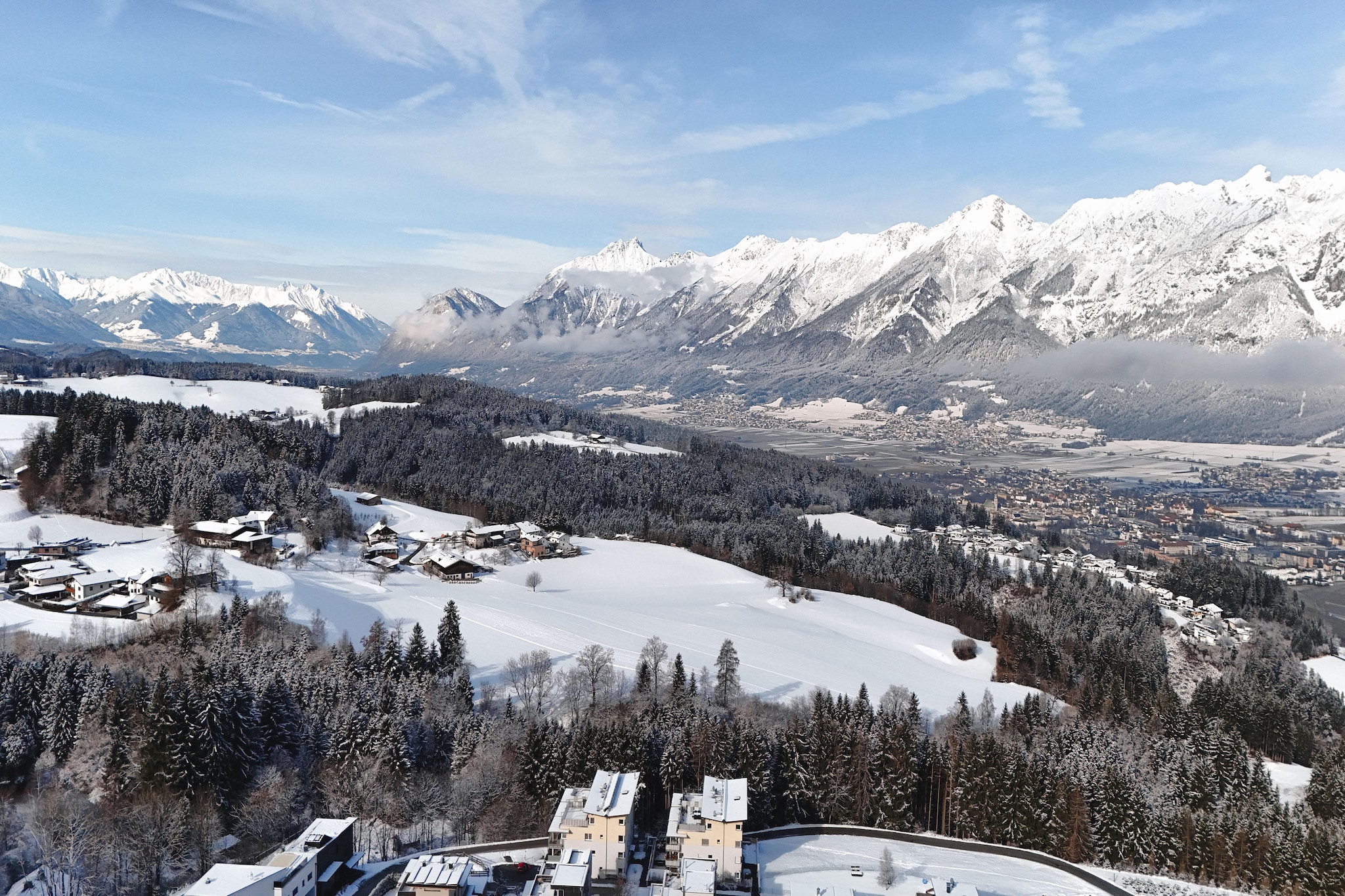 Alpenchalet Berggold - Uitzicht winter
