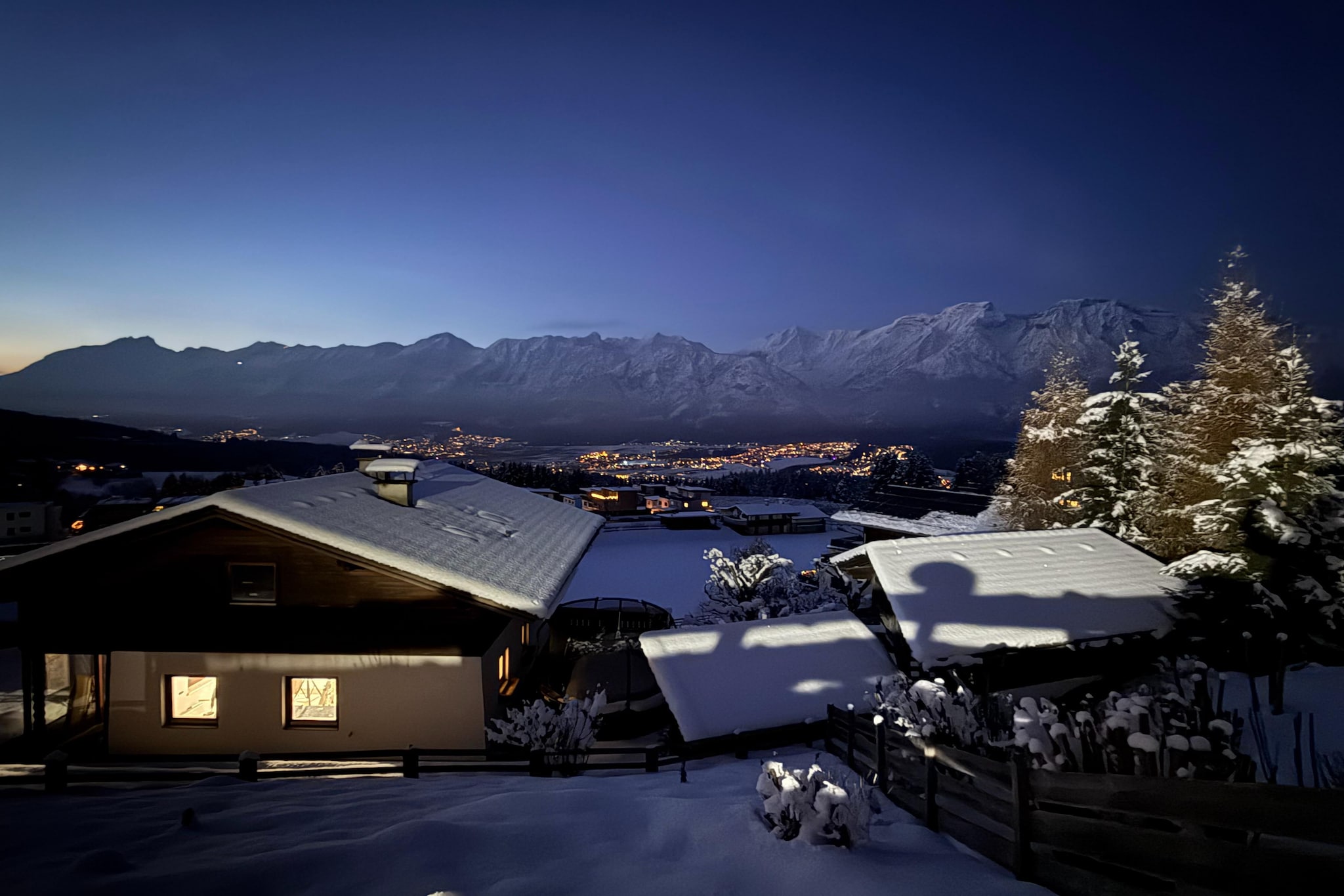 Alpenchalet Berggold - Uitzicht winter