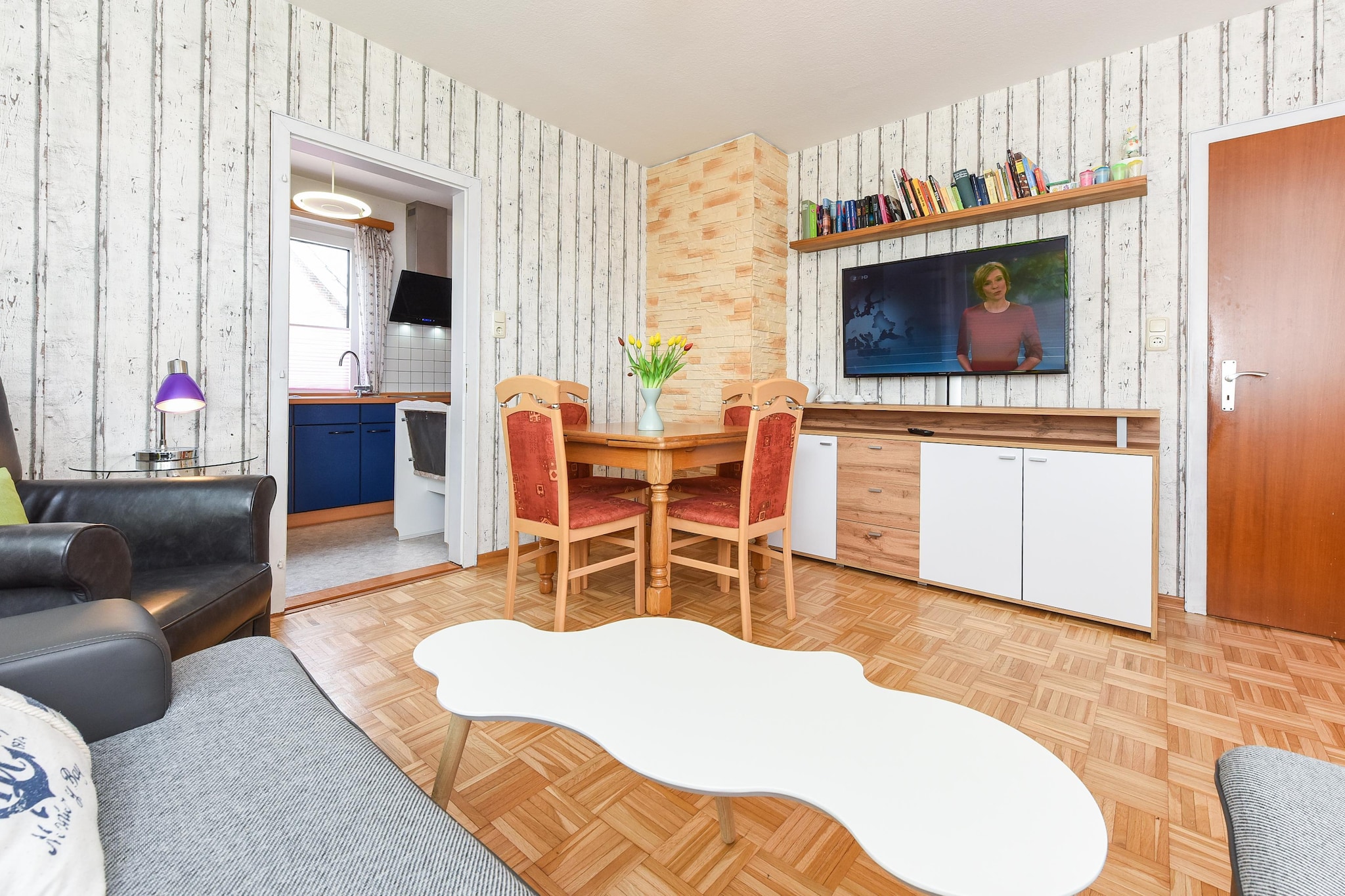 Haus am Kajedeich Seestern-Woonkamer
