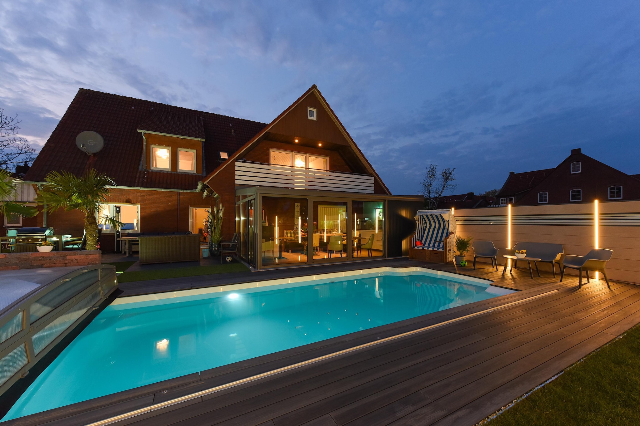 Haus zum Seehund 2-Tuinen zomer