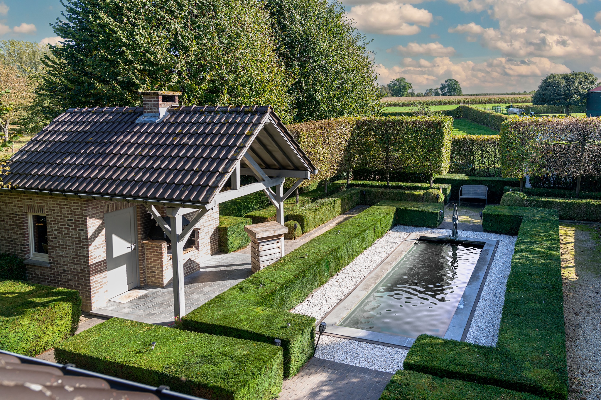 Hof van Kalenberg-Tuinen zomer