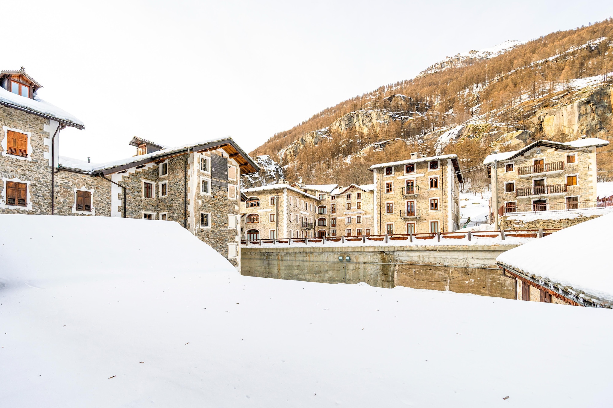 BILO 1 CERESOLE - Uitzicht winter