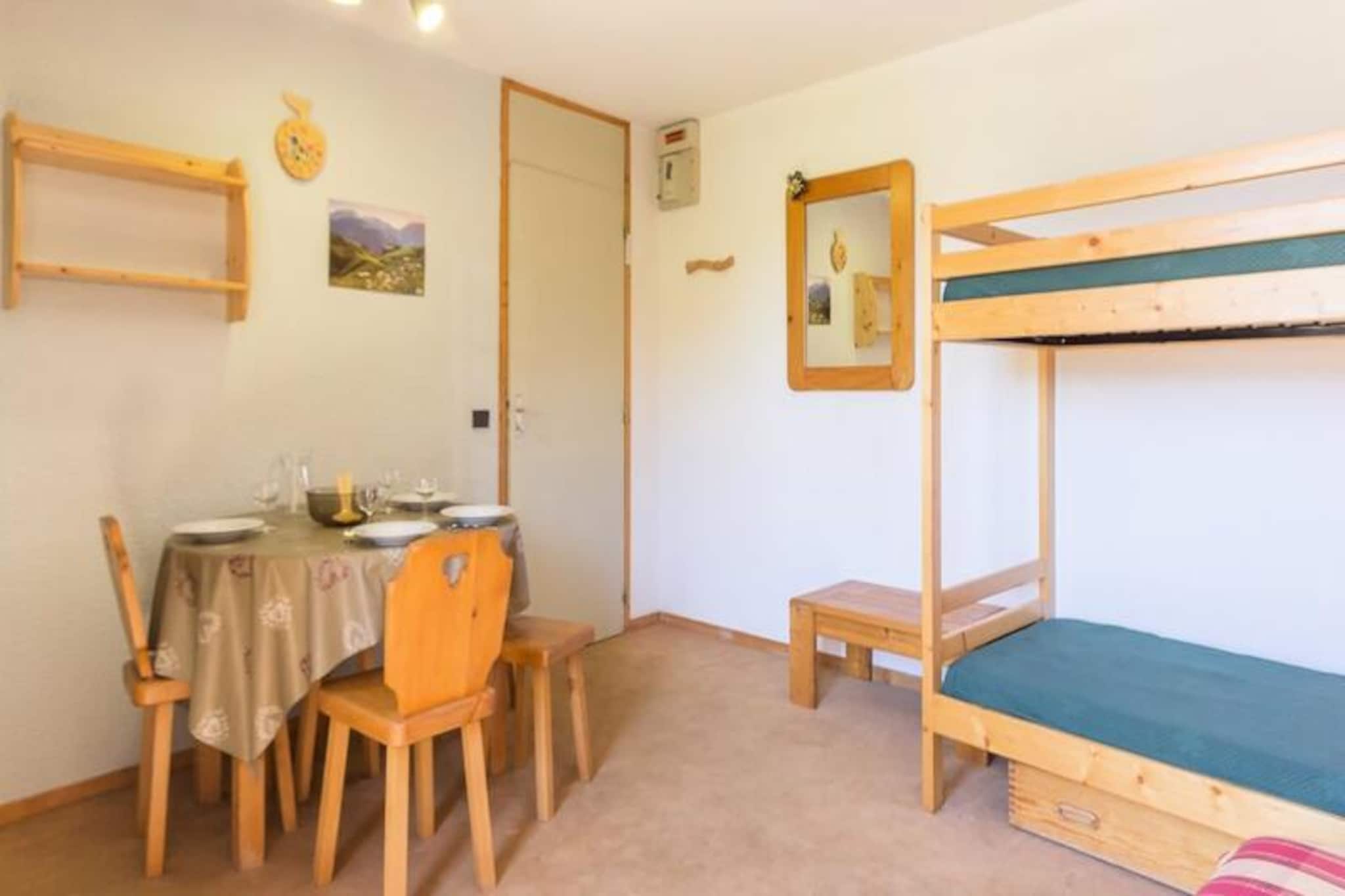 In the heart of Montchavin, charming studio