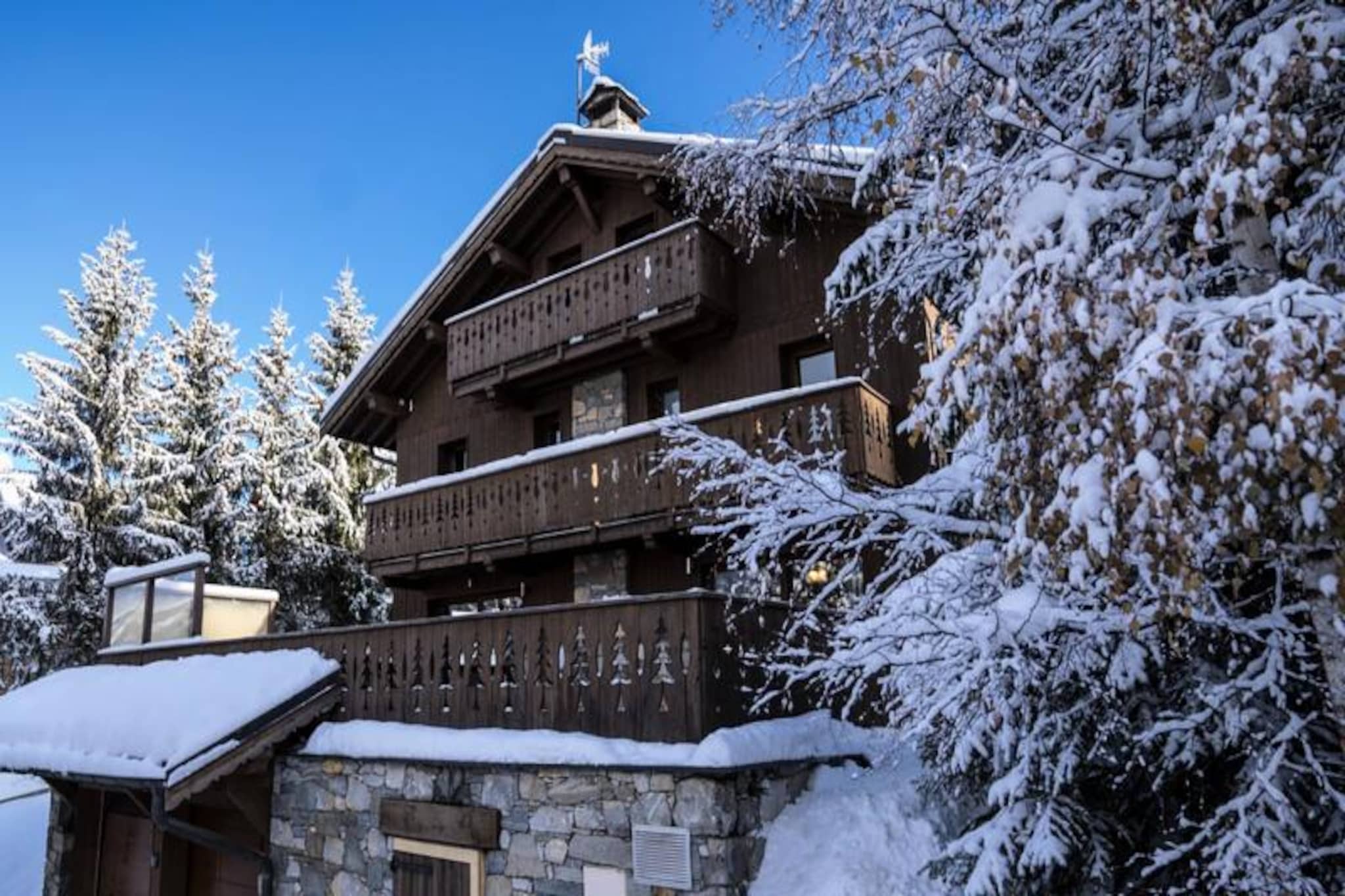 In the heart of the enchanting Méribel Mussillon district, Chalet Matterhorn invites you to experience alpine luxury like never before. Surrounded by the breathtaking beauty of the French Alps, this haven is perfect for large groups or families seeking a serene yet vibrant mountain escape. Imagine waking up to crisp mountain air, enjoying your morning coffee on the south-facing terrace, and planning a day of adventure in the world-renowned 3 Valleys ski area. 
 
 This spacious chalet boasts eight en-suite bedrooms, ensuring privacy and comfort for all guests. The outdoor jacuzzi and sauna provide the ultimate relaxation after a day on the slopes, while the large lounge and bar offer a cozy space to gather with loved ones. For movie nights, retreat to the private cinema room, or simply soak in the panoramic views from the terrace. Every detail has been designed to enhance your stay, from the fully equipped kitchen to the warm, inviting interiors that blend traditional alpine charm with modern elegance. 
 
 Conveniently located just a 5-10 minute walk from the slopes and the resort center, Chalet Matterhorn offers easy access to shops, restaurants, and the vibrant après-ski scene. The free shuttle bus, only 50 meters away, ensures effortless travel to the Chaudanne snow front in under five minutes. Nearby, you'll find the large Spar supermarket, the dairy cooperative for local delicacies, and the BrewerDen for craft beer enthusiasts. 
 
 Whether you're here for skiing, snowboarding, or simply to unwind in the serene alpine atmosphere, Chalet Matterhorn promises an unforgettable stay. Let the CVR team assist with ski passes, equipment rentals, lessons, and even in-home chef or massage services, ensuring every moment of your holiday is effortless and extraordinary.