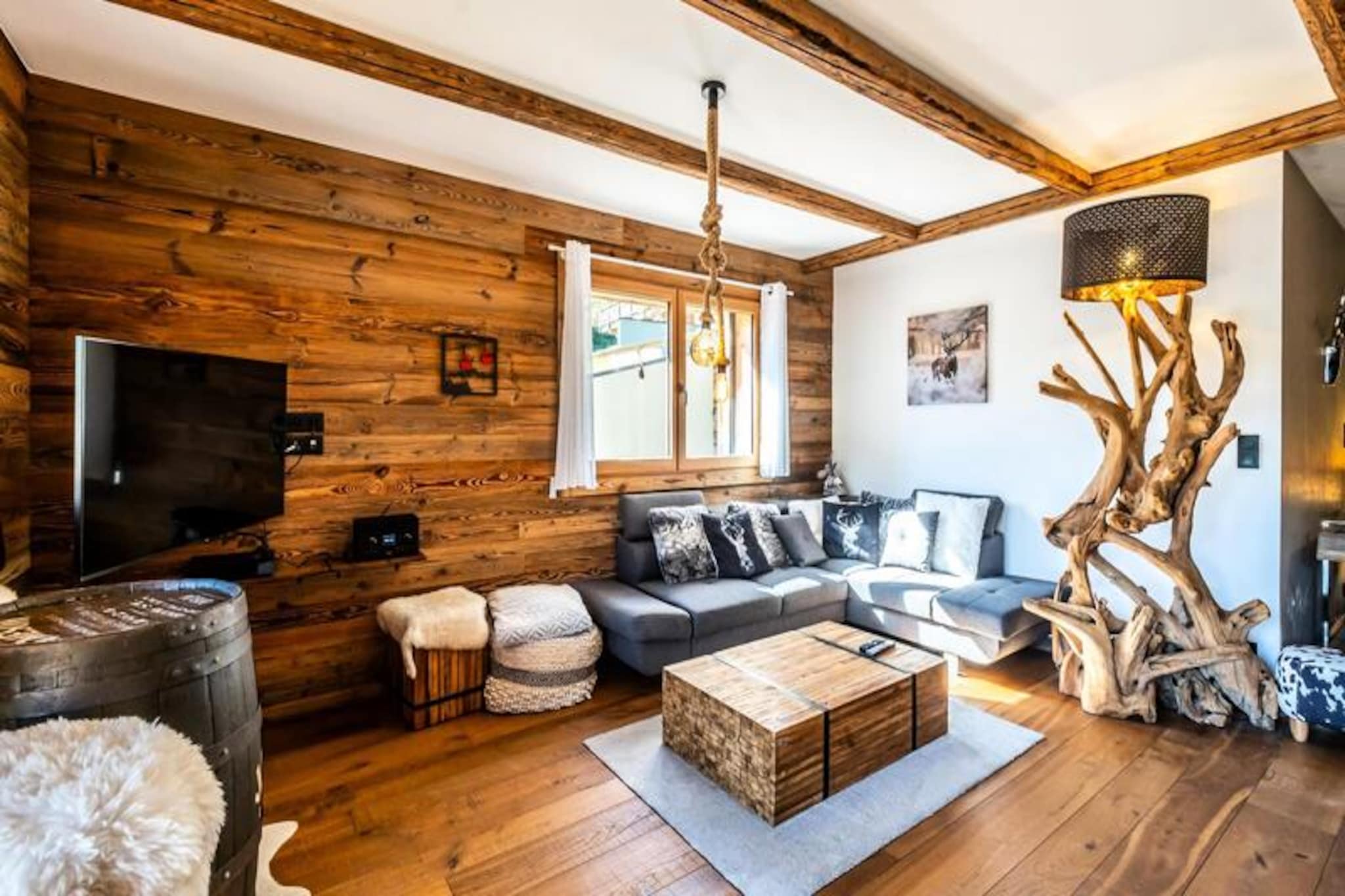 Apartment in Les Gets with Sauna & Views