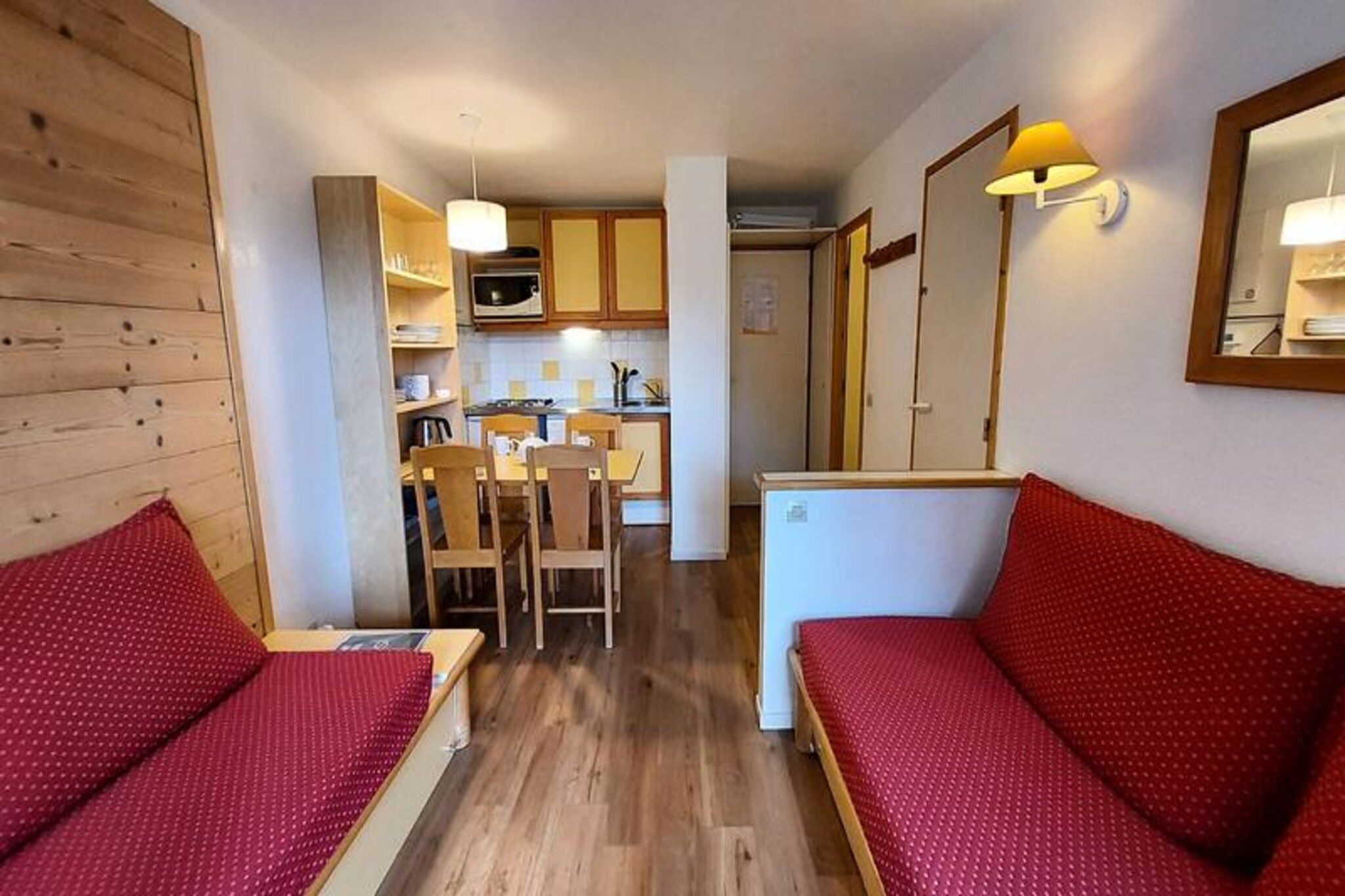 2-room apartment for 6 people, 47m²